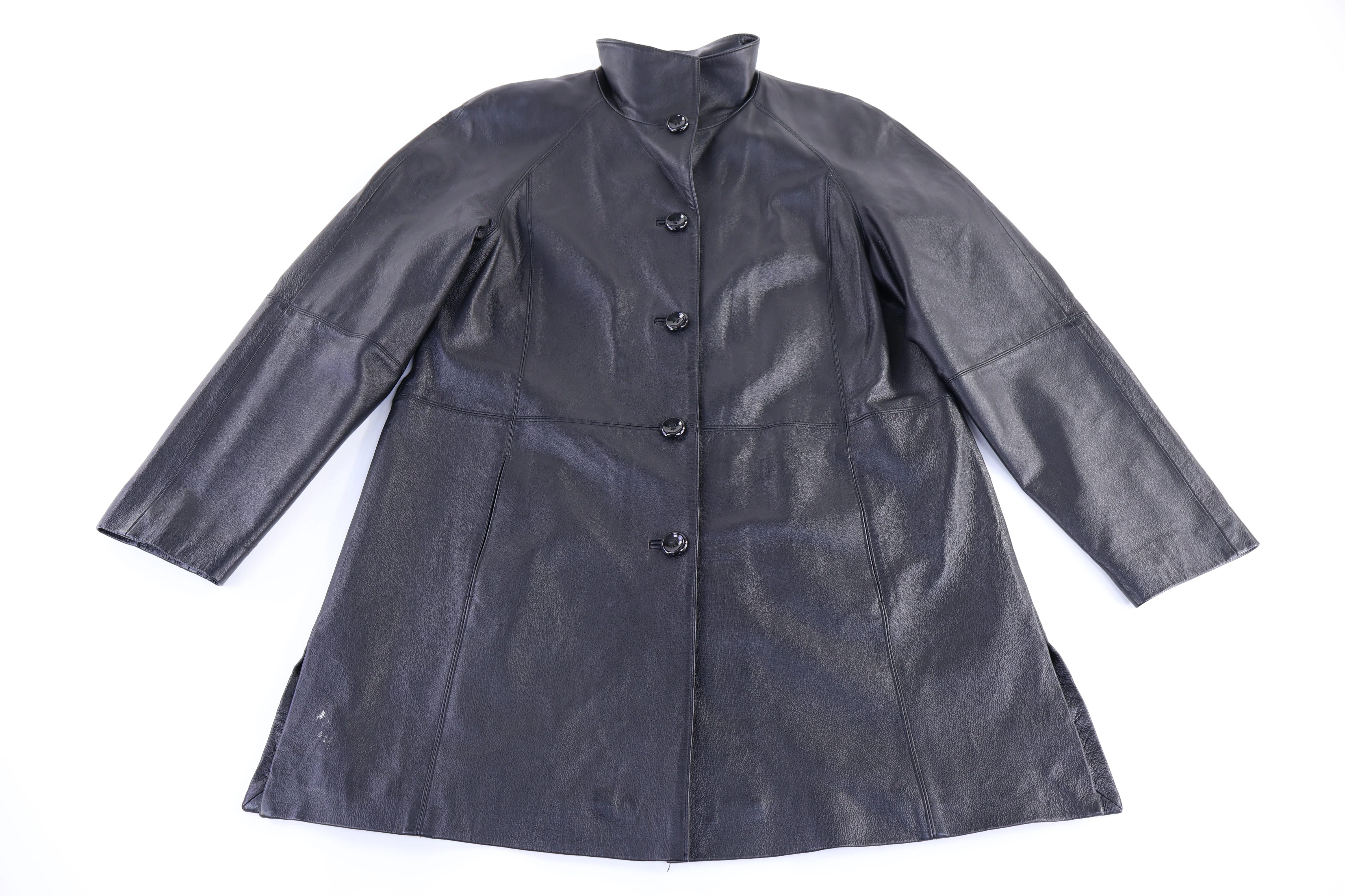Women's East 5th Black Leather Coat