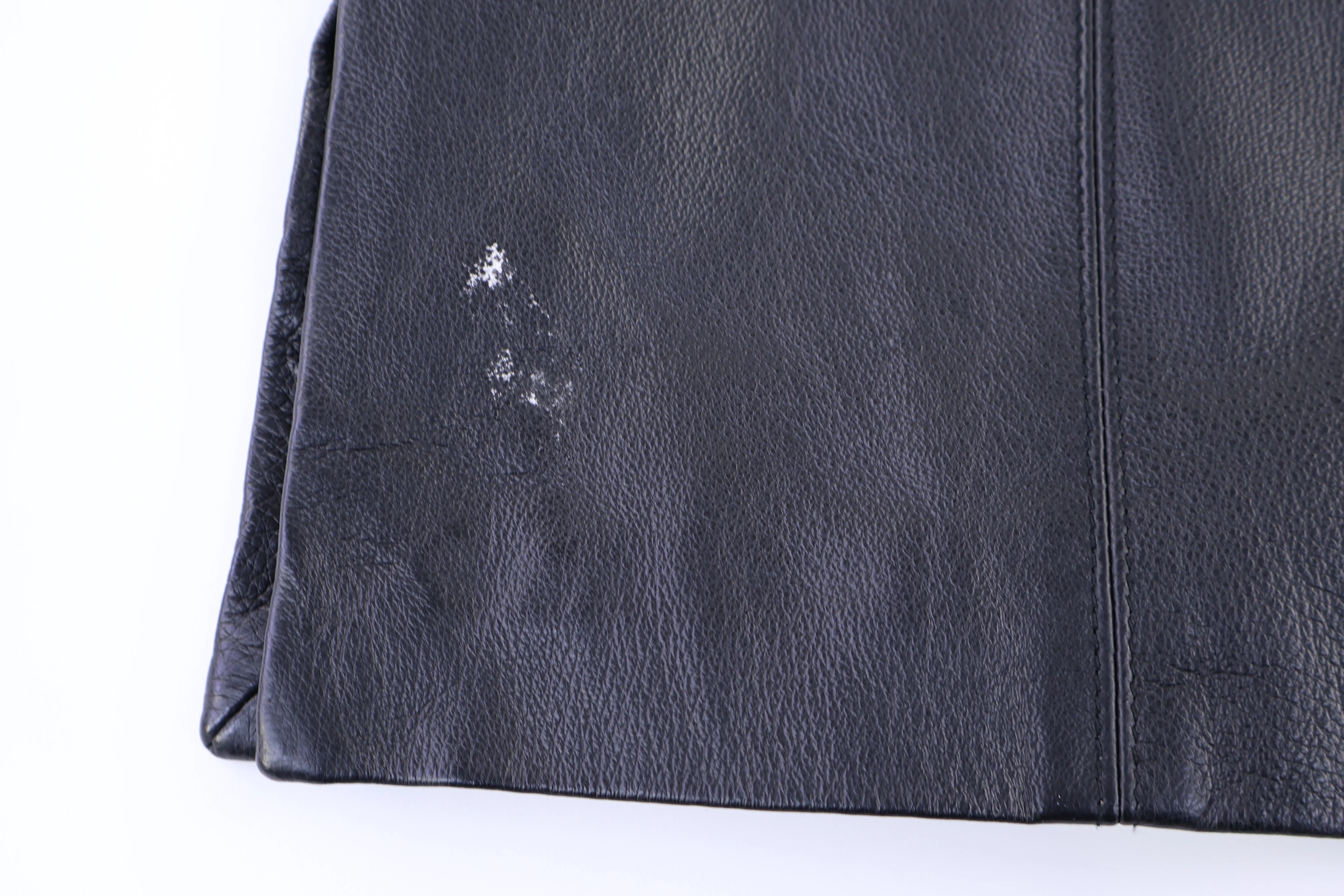 Women's East 5th Black Leather Coat - Image 3
