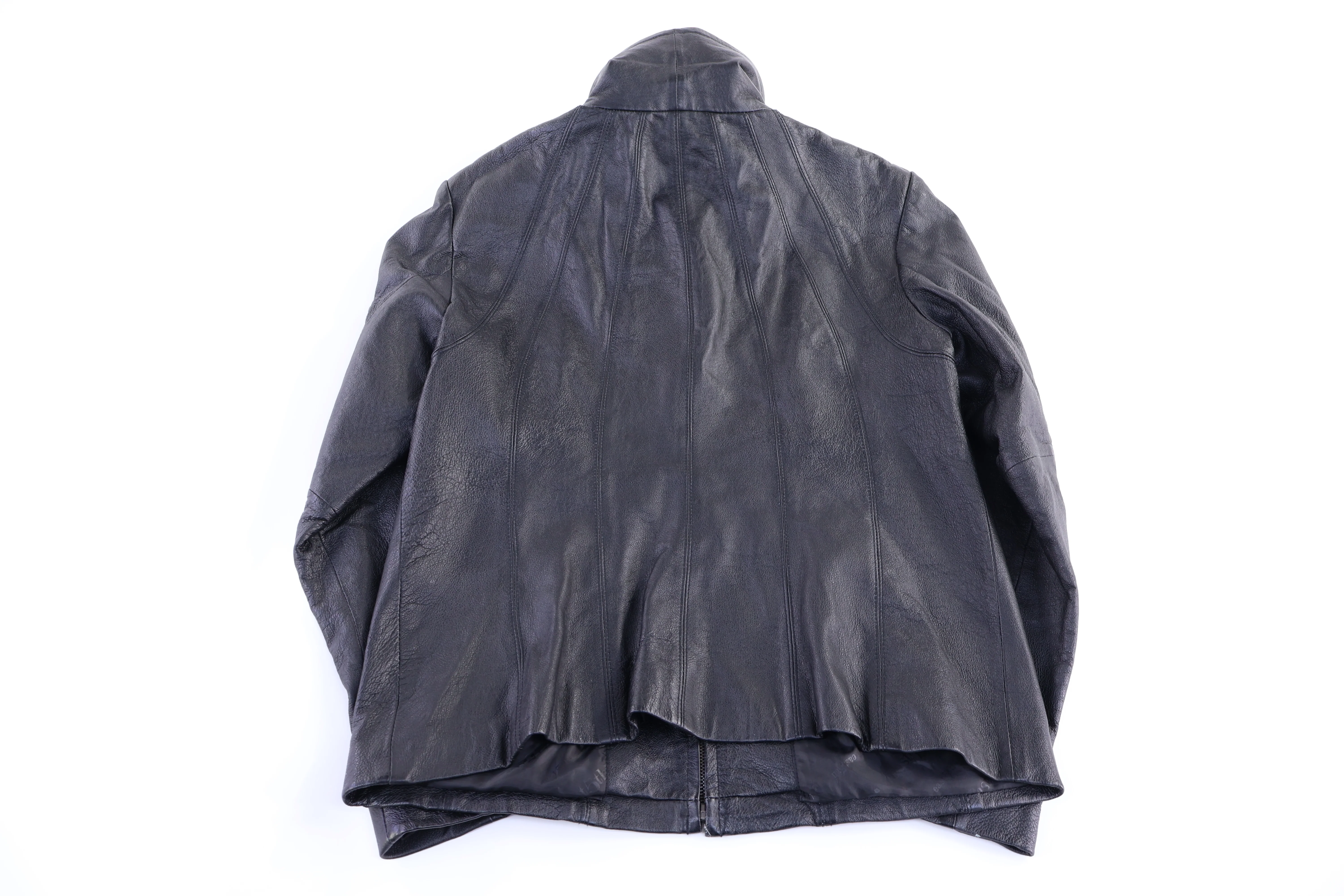 Women's East 5th Black Leather Jacket - Image 2