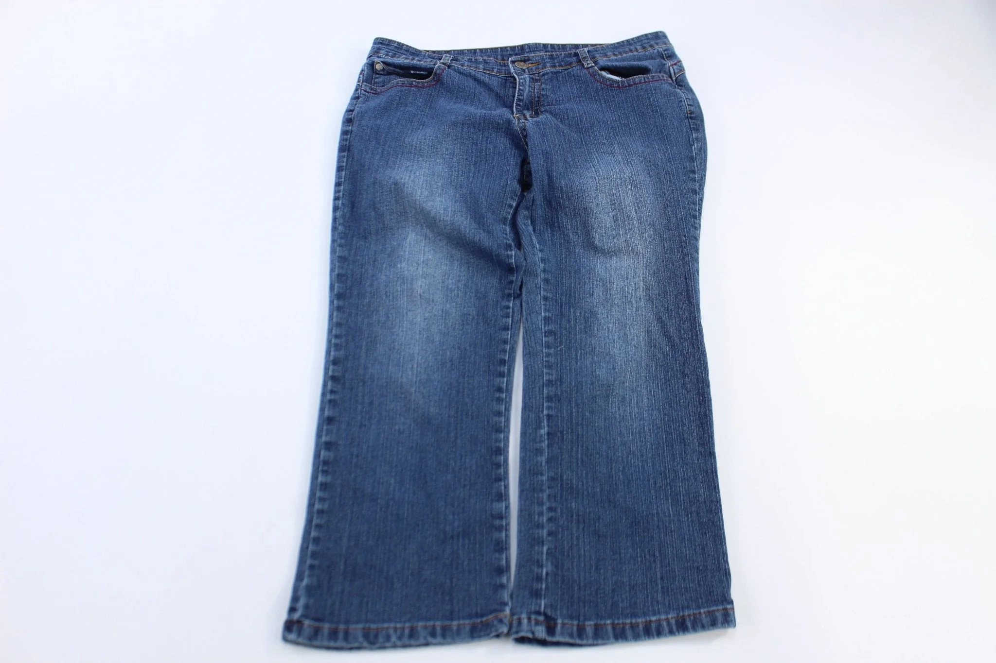 Women's Ed Hardy Dark Wash Denim Capris - Image 2