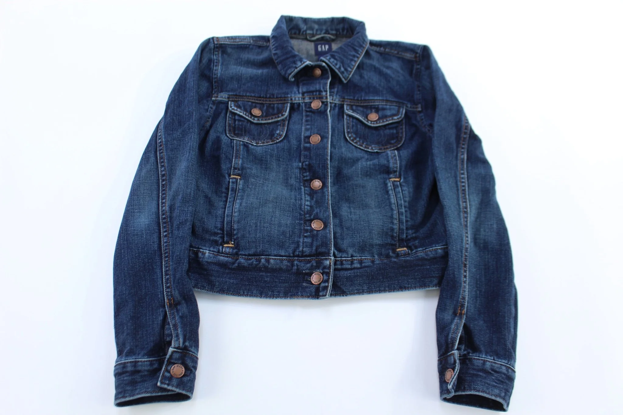 Women's GAP Dark Wash Denim Jacket