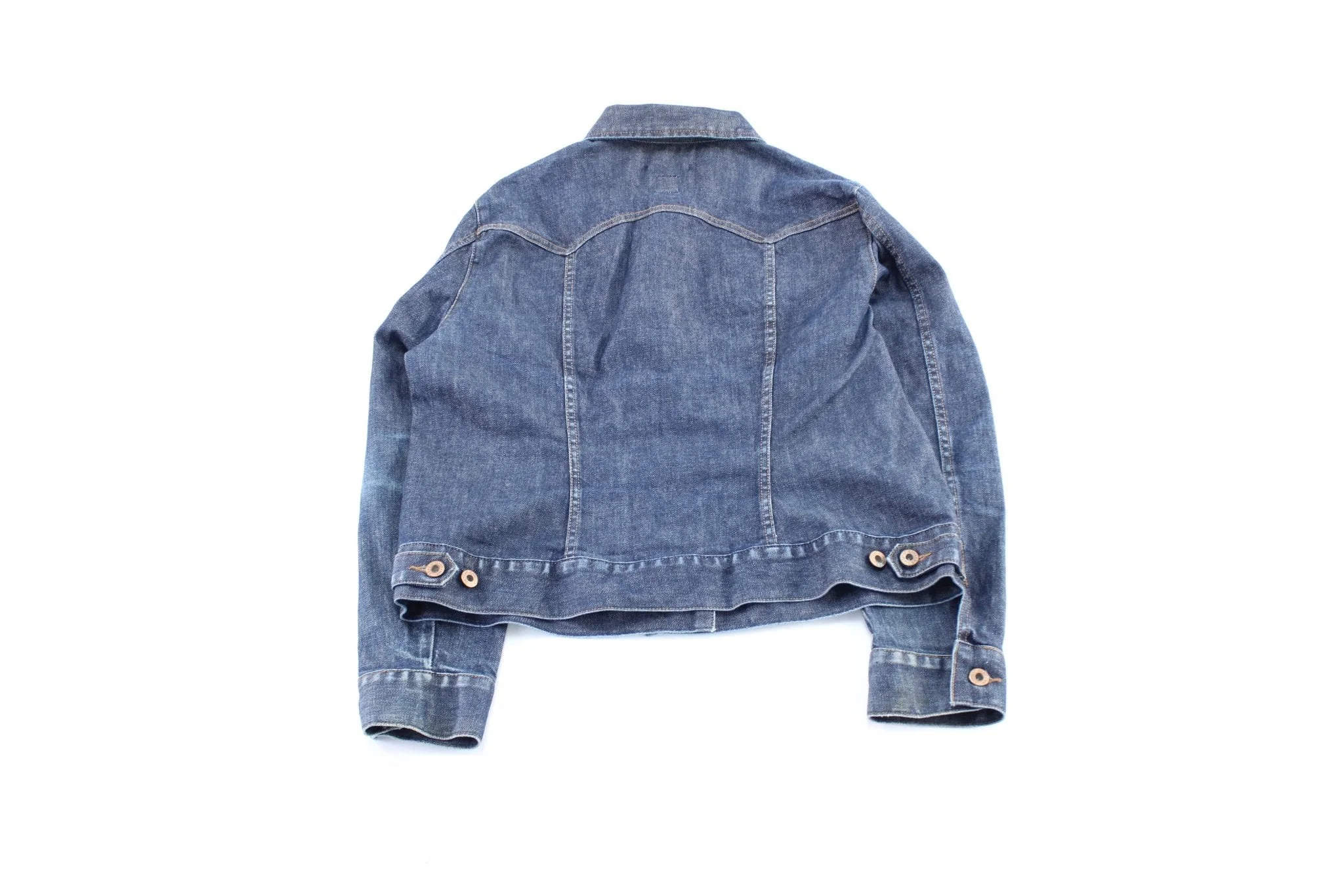 Women's Gap Dark Wash Denim Jacket - Image 2