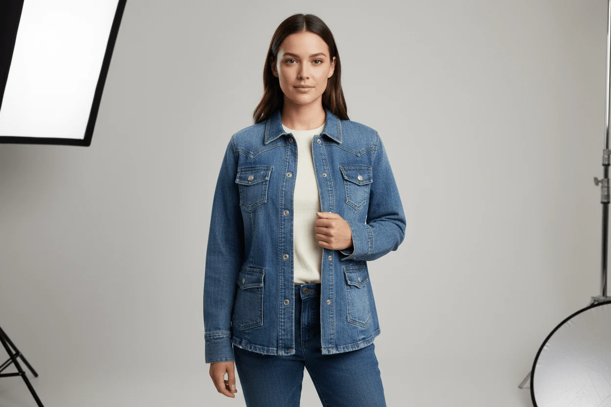Women's GAP Dark Wash Denim Jacket