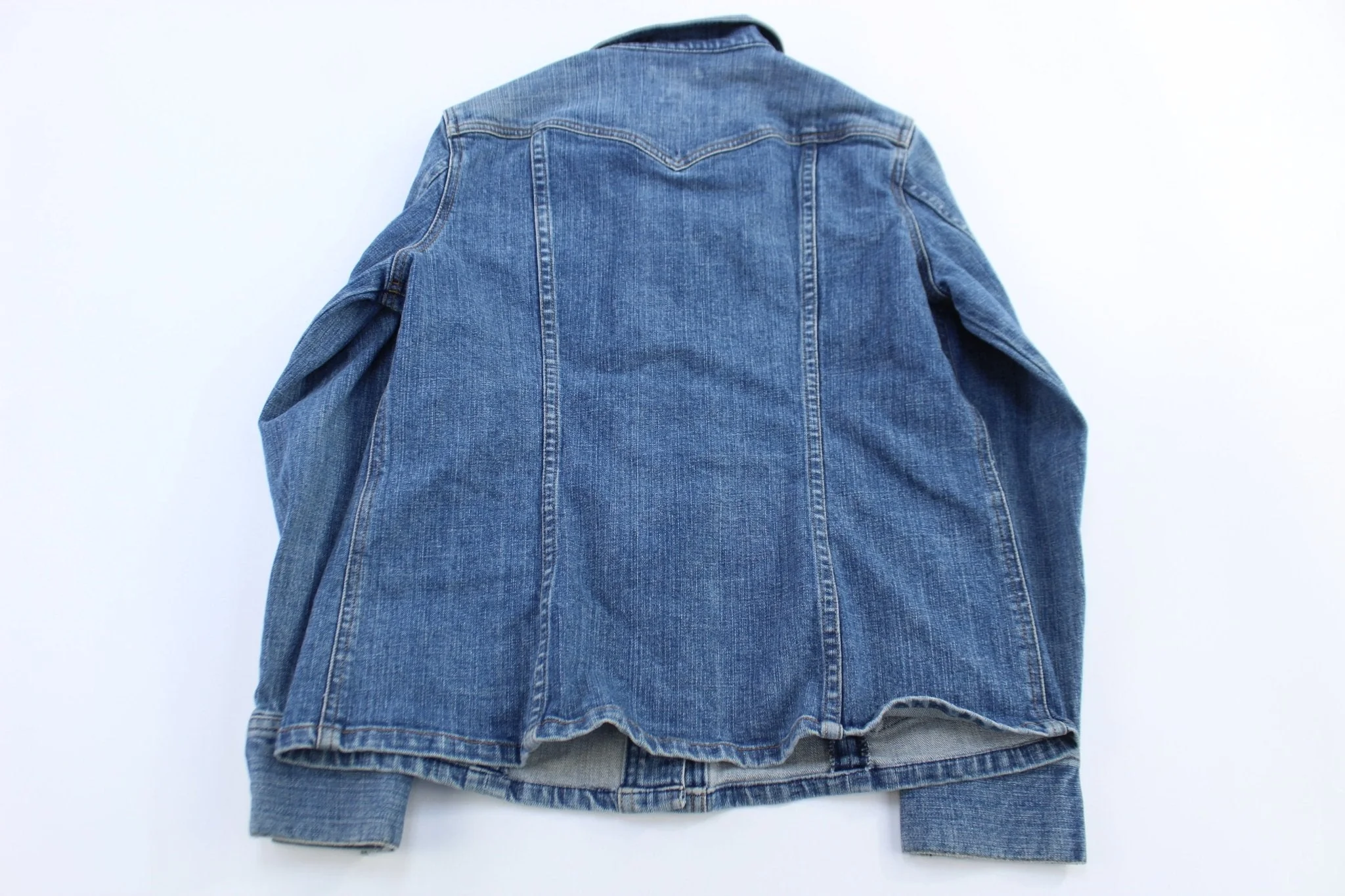 Women's GAP Dark Wash Denim Jacket - Image 3