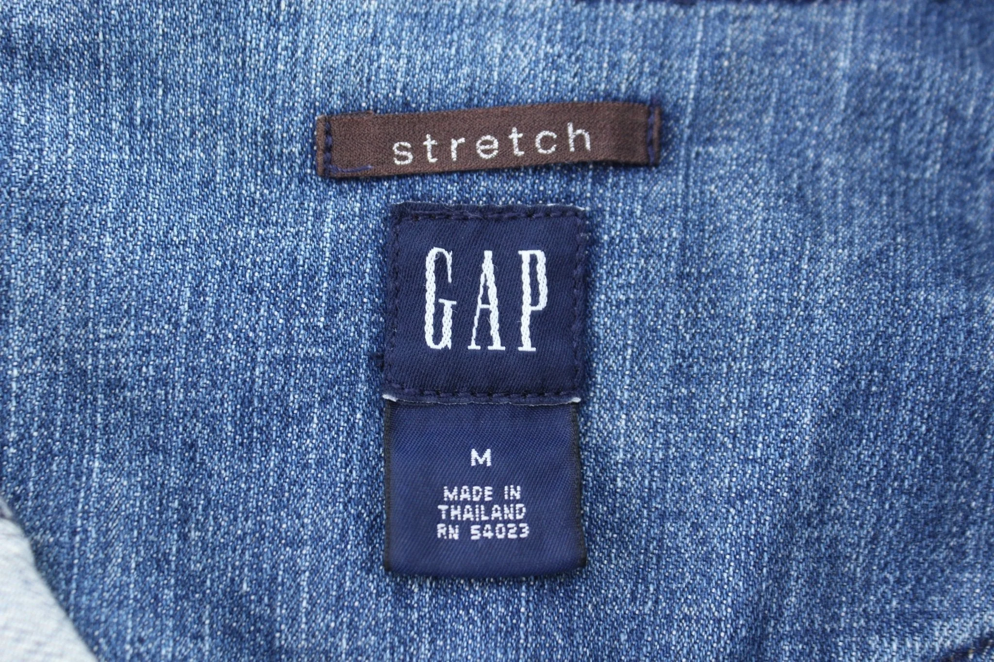 Women's GAP Dark Wash Denim Jacket - Image 4