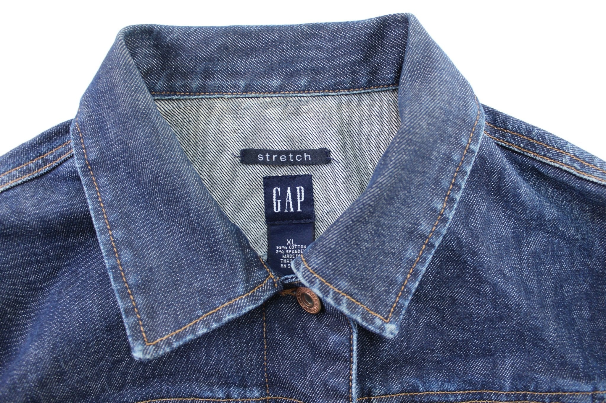 Women's Gap Dark Wash Denim Jacket - Image 3