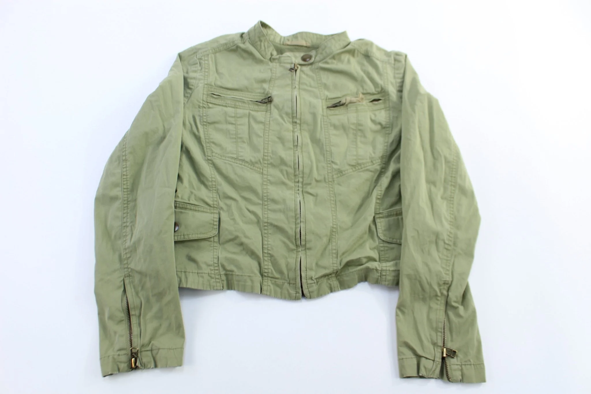 Women's GAP Green Full Zip Jacket
