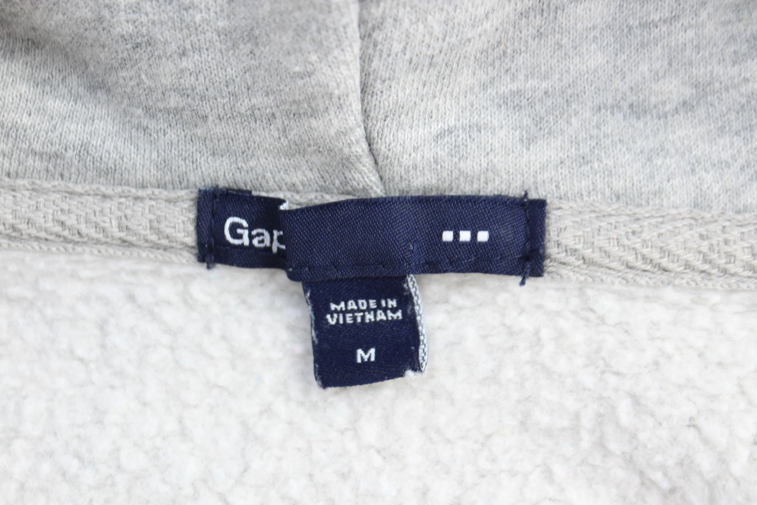 Women's GAP Grey Full Zip Hoodie - Image 4