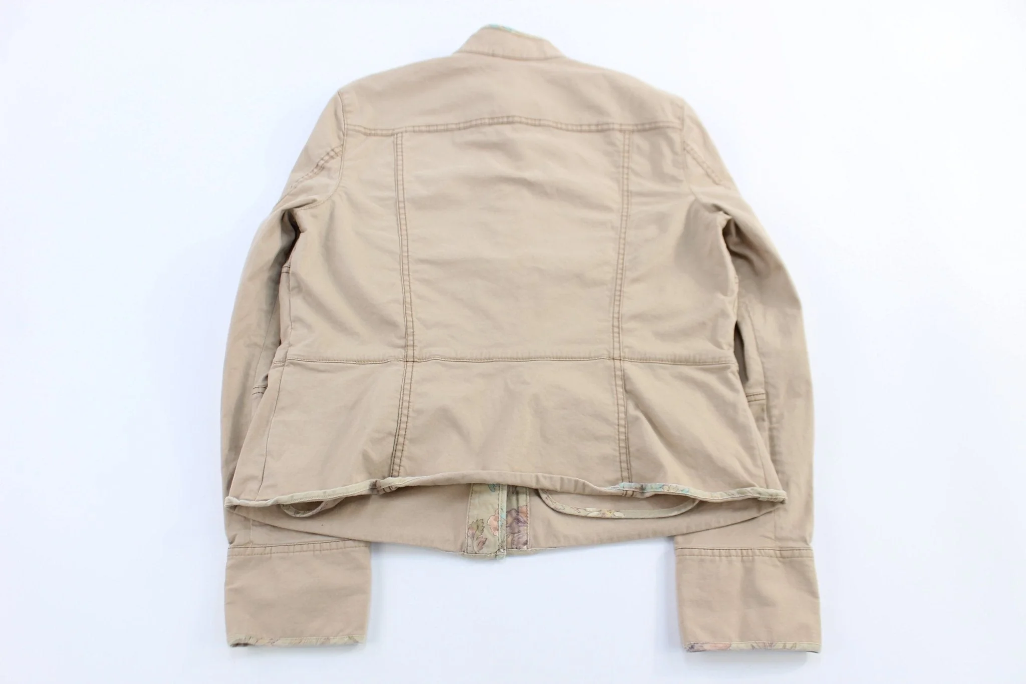 Women's GAP Tan Button Down Jacket - Image 2