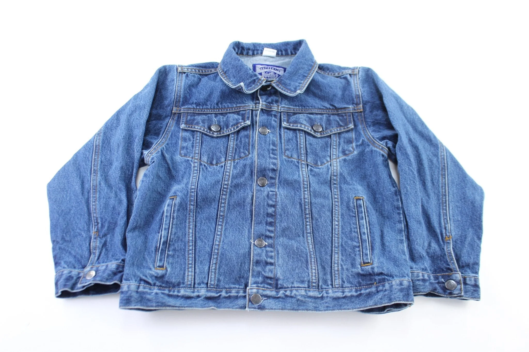 Girl's Hard Rock Cafe Embroidered New Orleans Denim Jacket - Image 2
