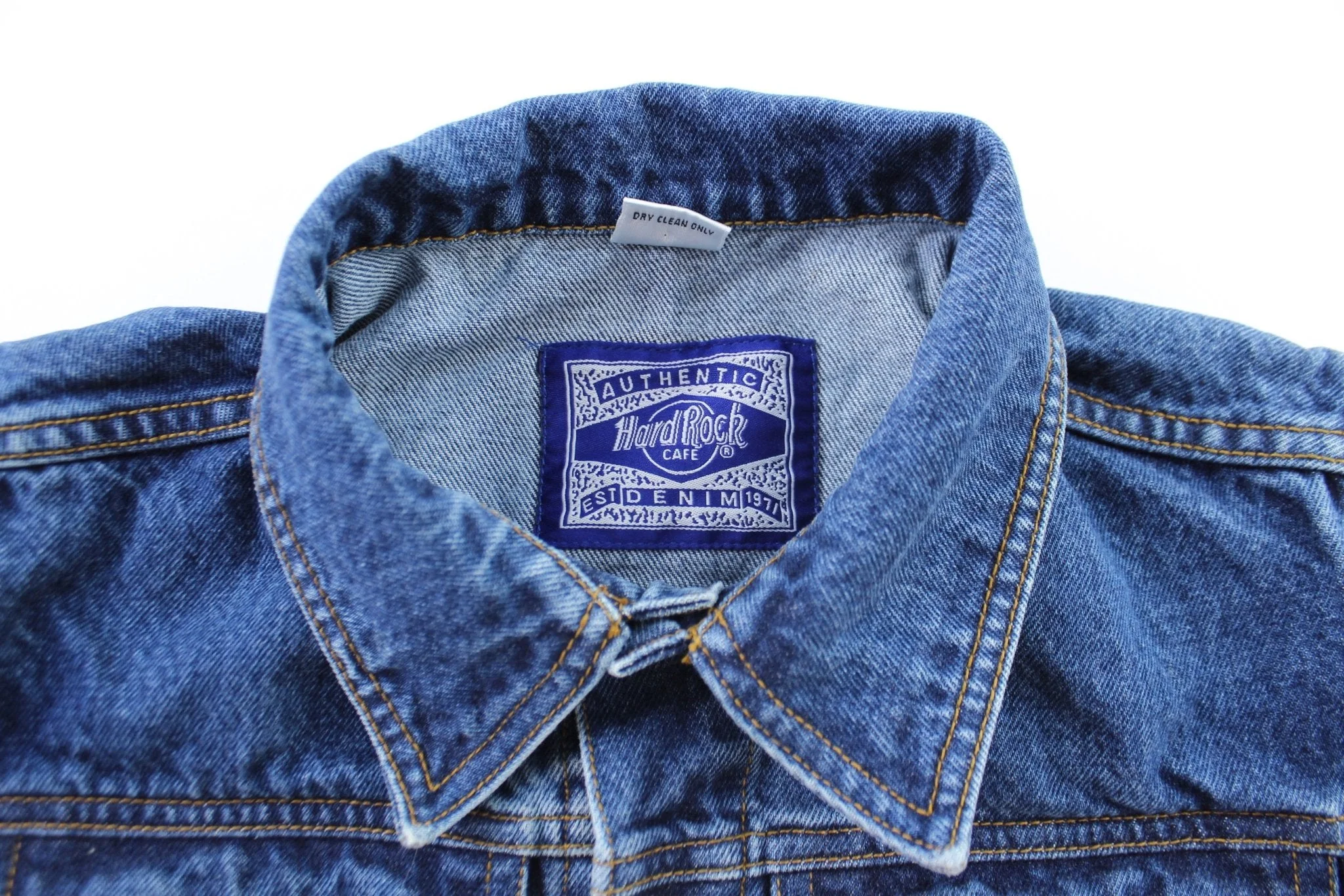 Girl's Hard Rock Cafe Embroidered New Orleans Denim Jacket - Image 3