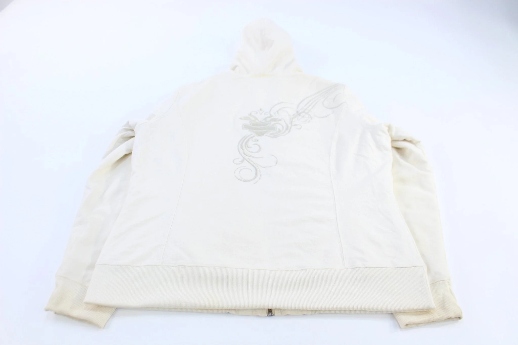 Women's Harley Davidson Embroidered White Jacket - Image 2