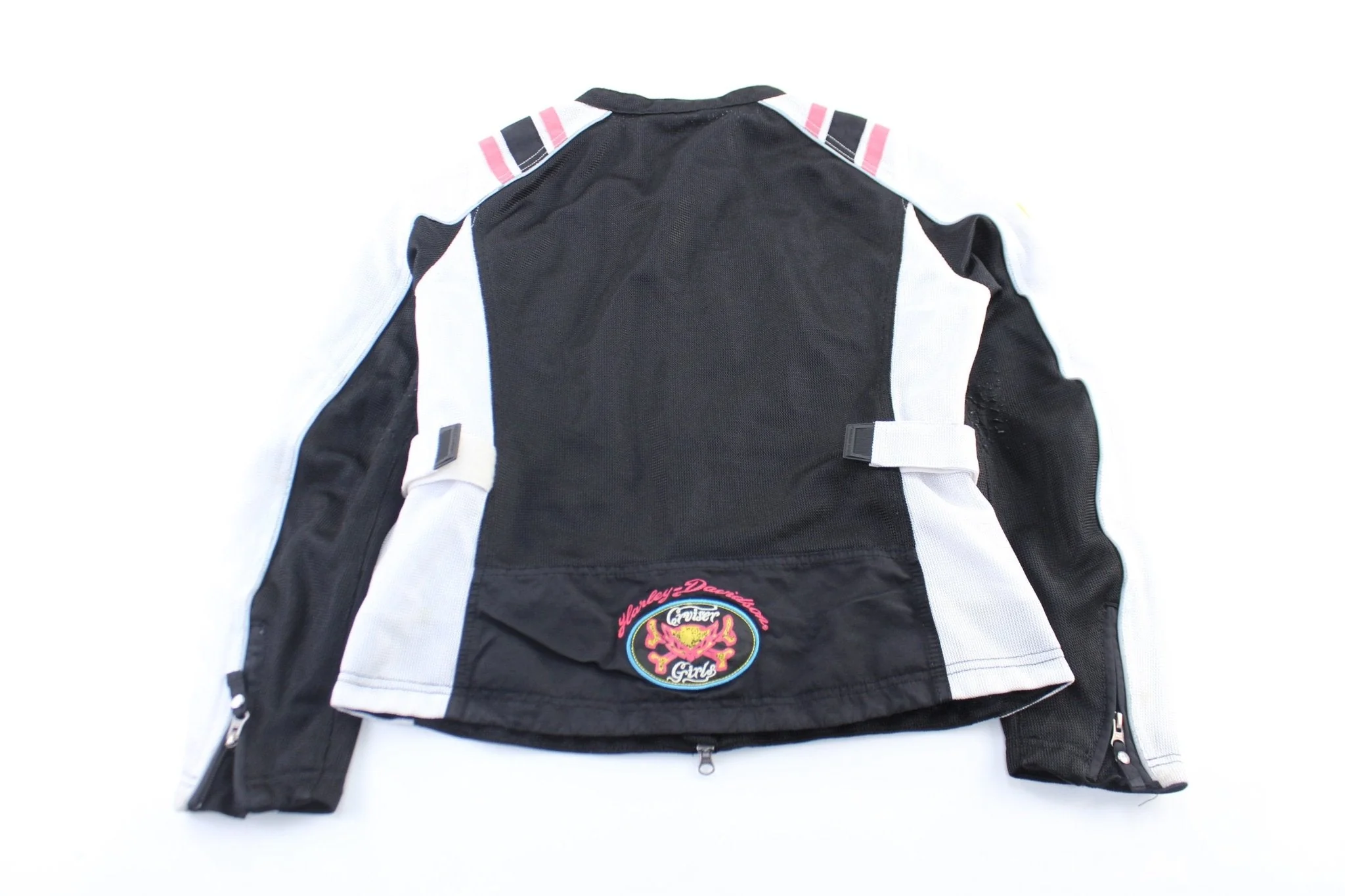 Women's Harley Davidson Motorcycles Biker Zip Up Jacket - Image 2