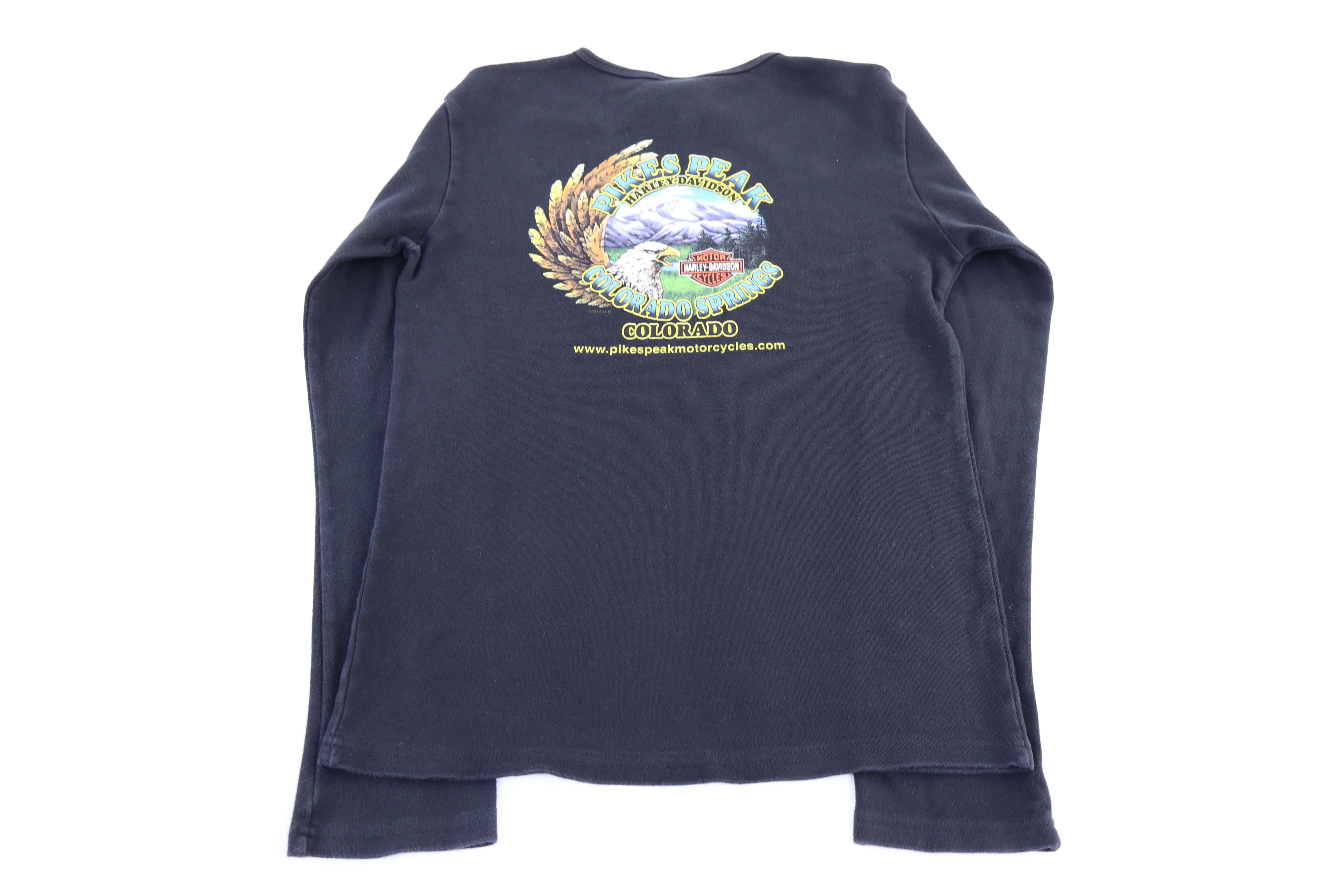 Women's Harley Davidson Motorcycles Colorado LS T-shirt - Image 2