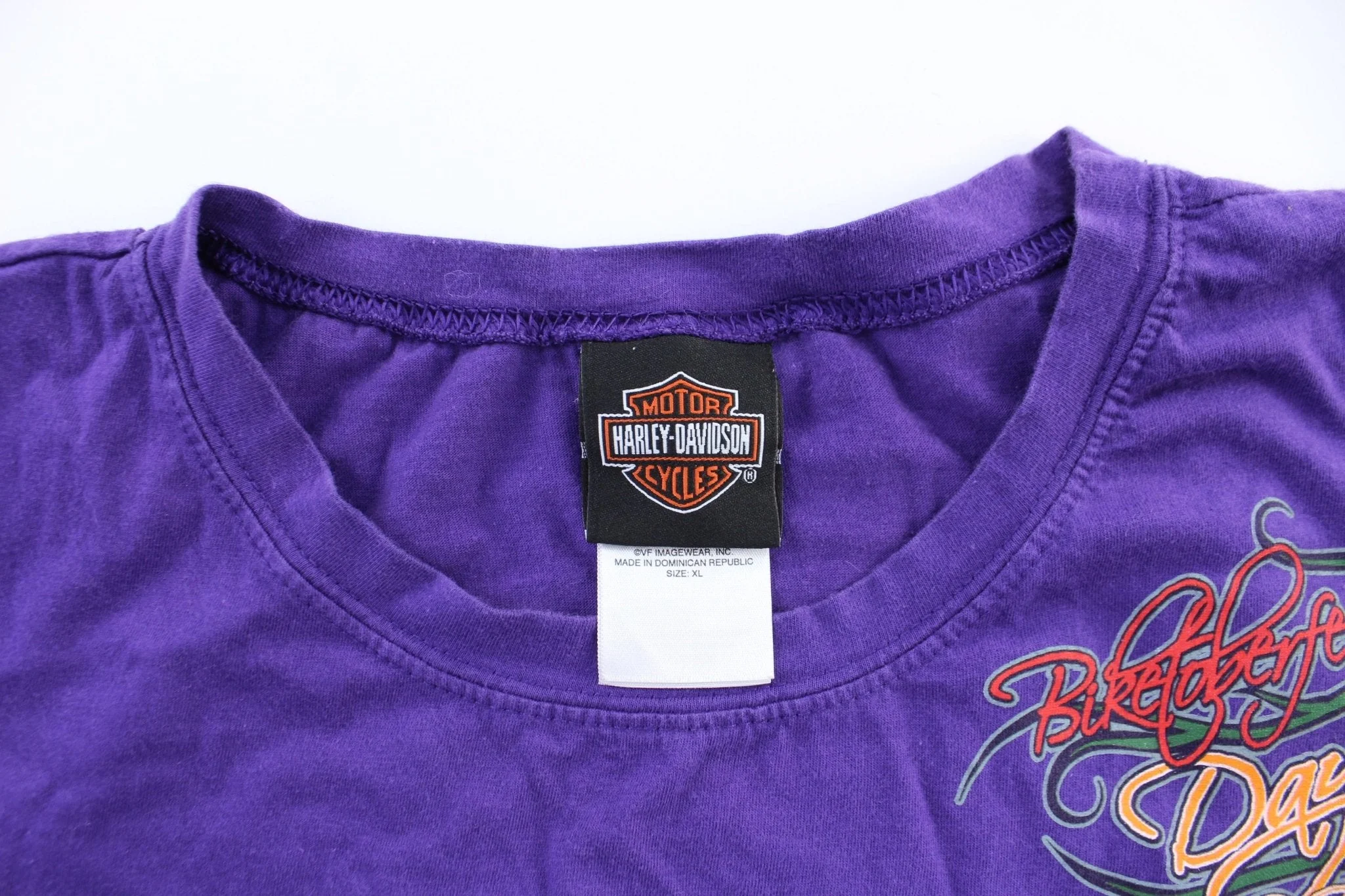 Women's Harley Davidson Motorcycles Daytona Beach, Florida T-Shirt - Image 3