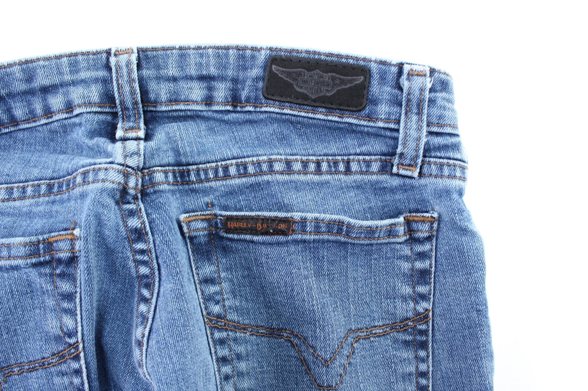 Women's Harley Davidson Motorcycles Denim Jeans - Image 3