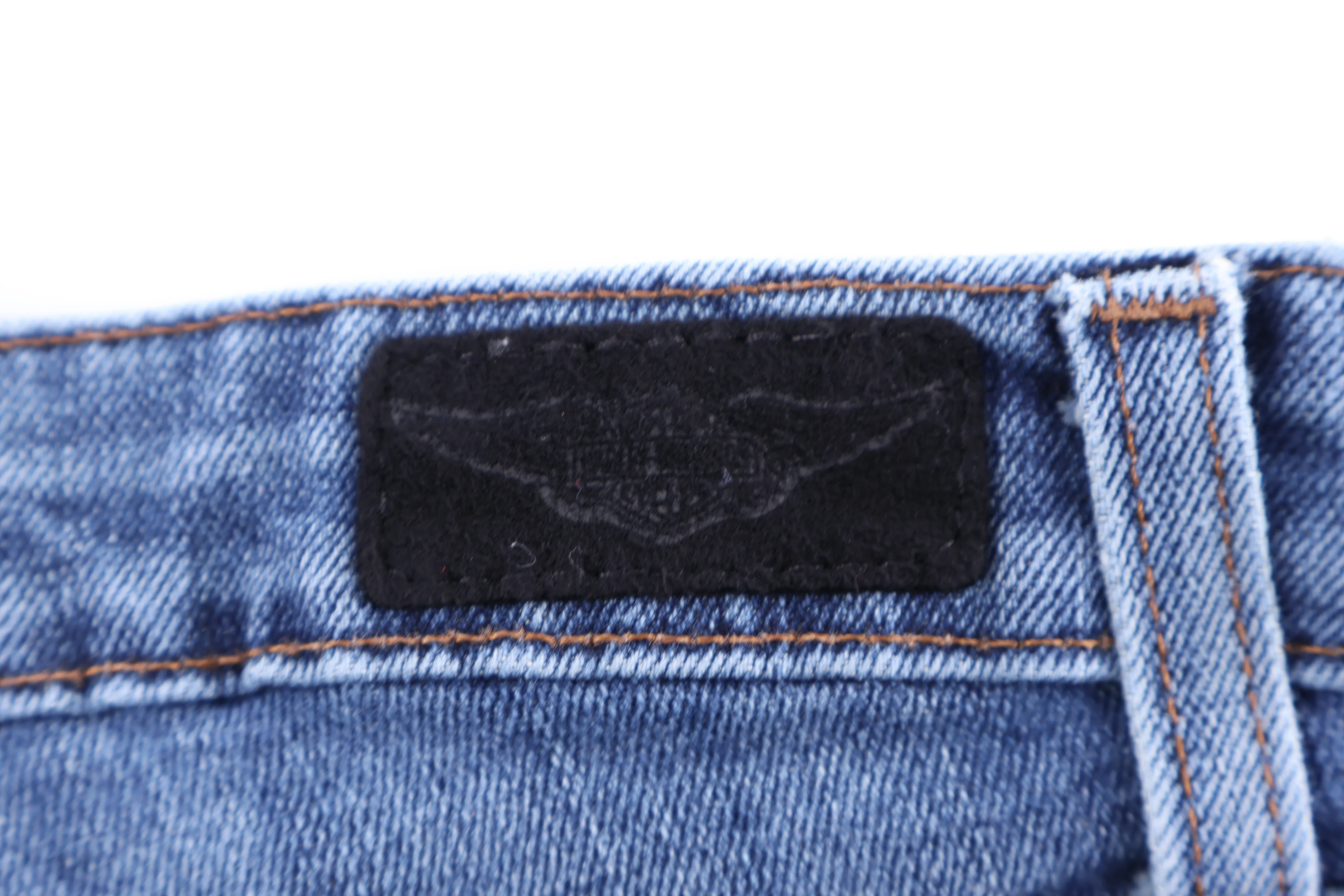 Women's Harley Davidson Motorcycles Denim Jeans - Image 3