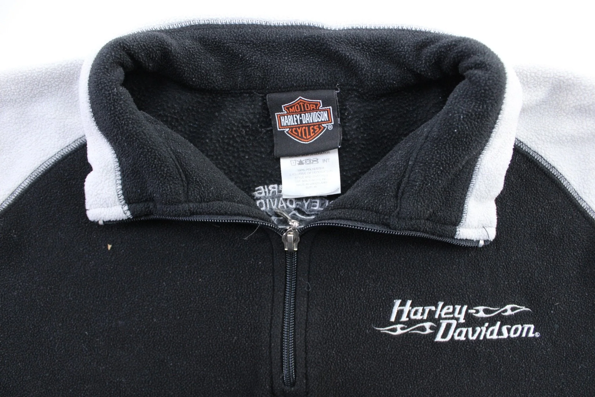 Women's Harley Davidson Motorcycles Embroidered Fleece Pullover - Image 3