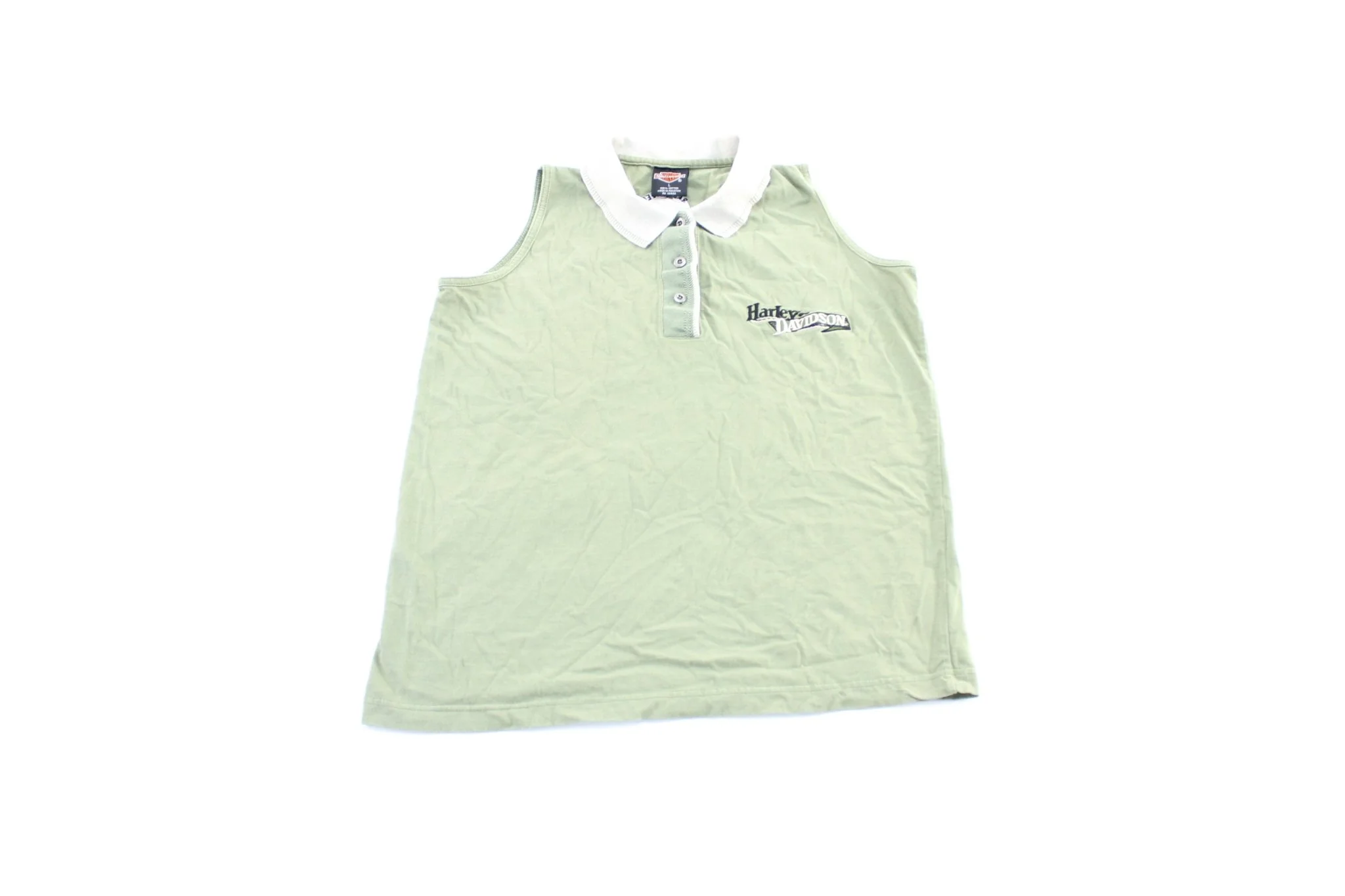 Women's Harley Davidson Motorcycles Embroidered Iowa Park, Texas Tank Top