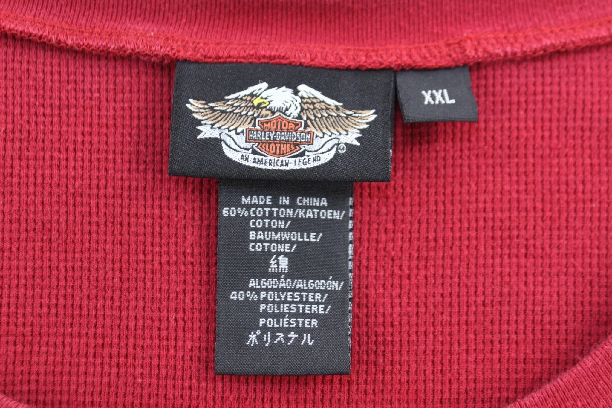 Women's Harley Davidson Motorcycles Embroidered LS T-shirt - Image 4