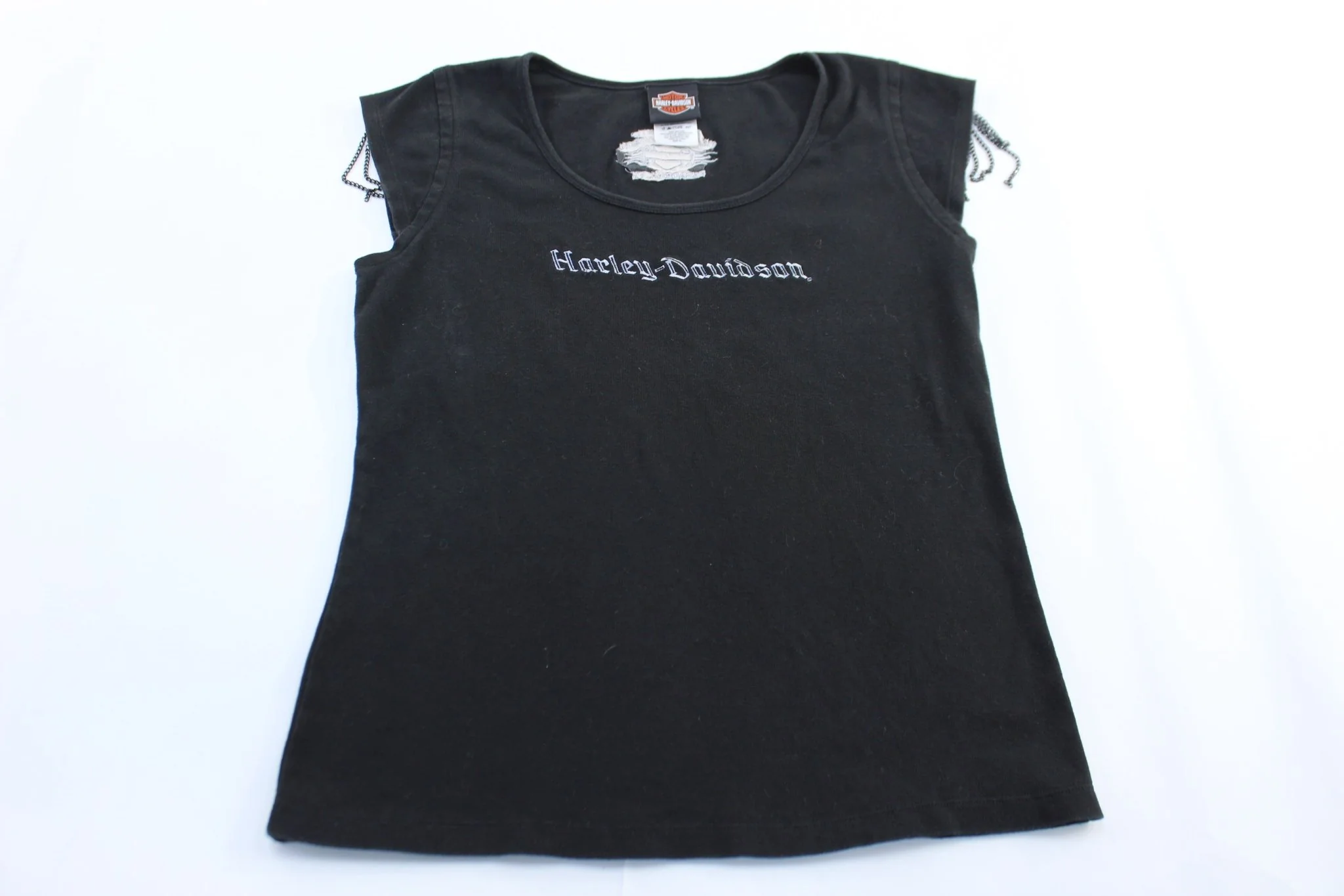 Women's Harley Davidson Motorcycles Embroidered Pasadena, Texas T-Shirt