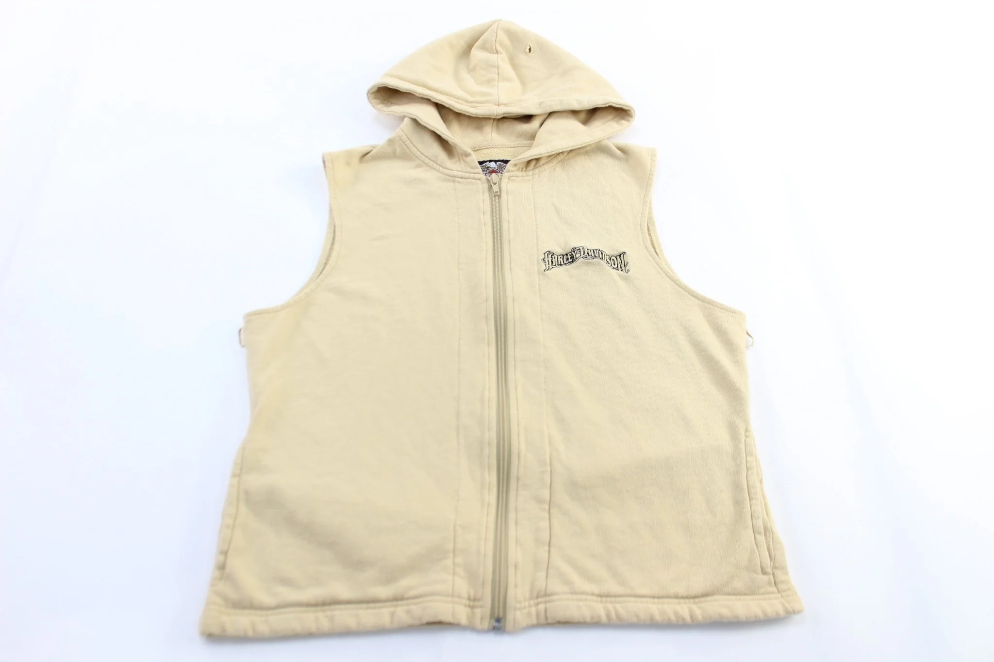 Women's Harley Davidson Motorcycles Embroidered Zip Up Hoodie