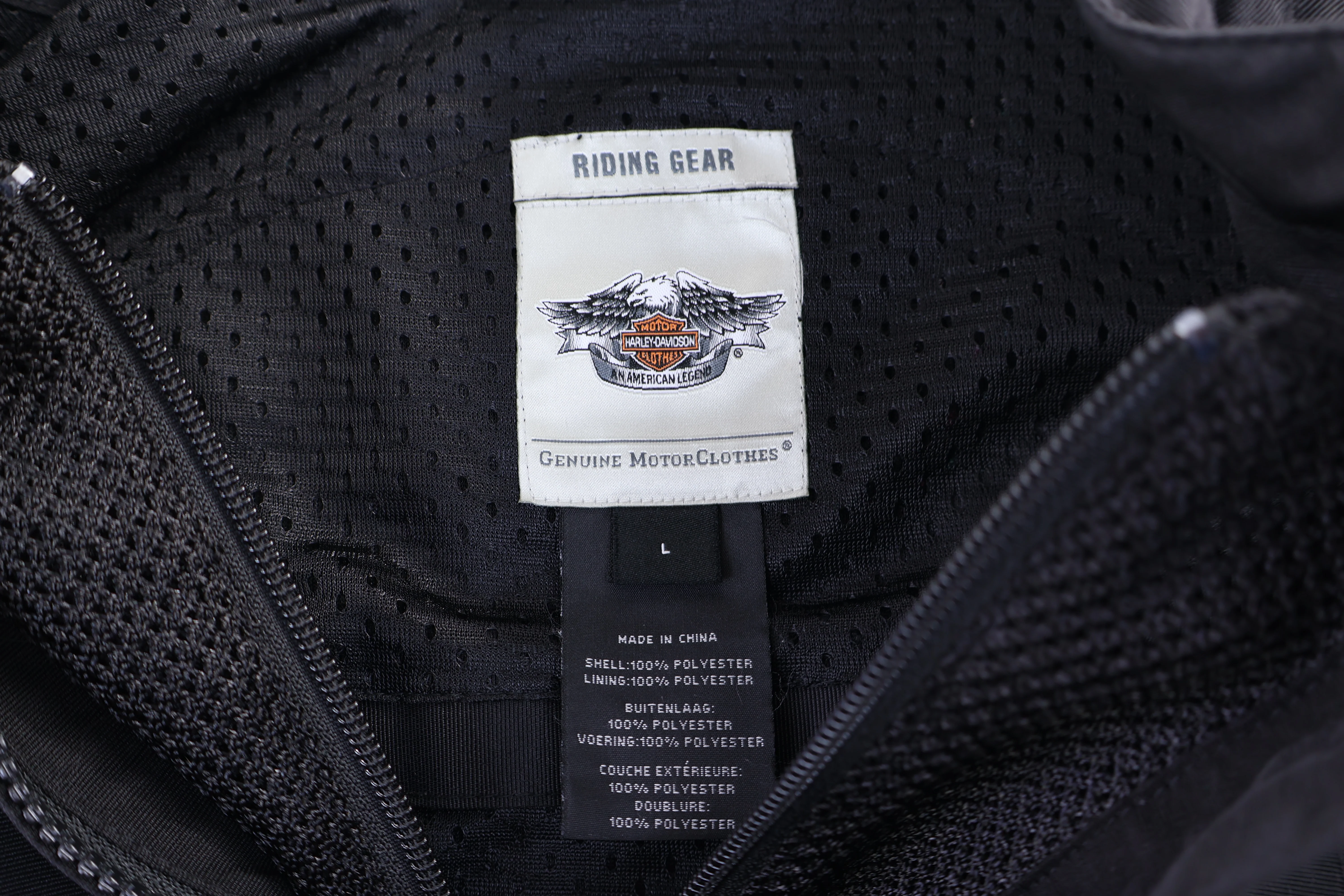 Women's Harley Davidson Motorcycles Full Zip Biker Jacket - Image 3
