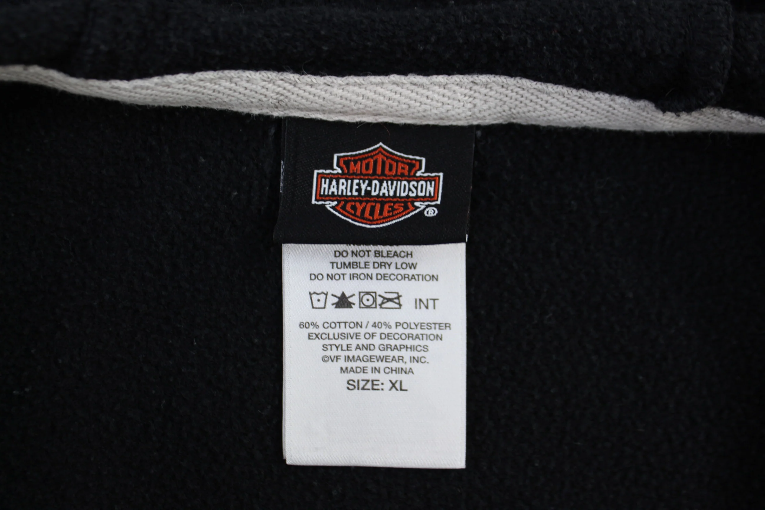 Women's Harley Davidson Motorcycles Full Zip Hoodie - Image 3