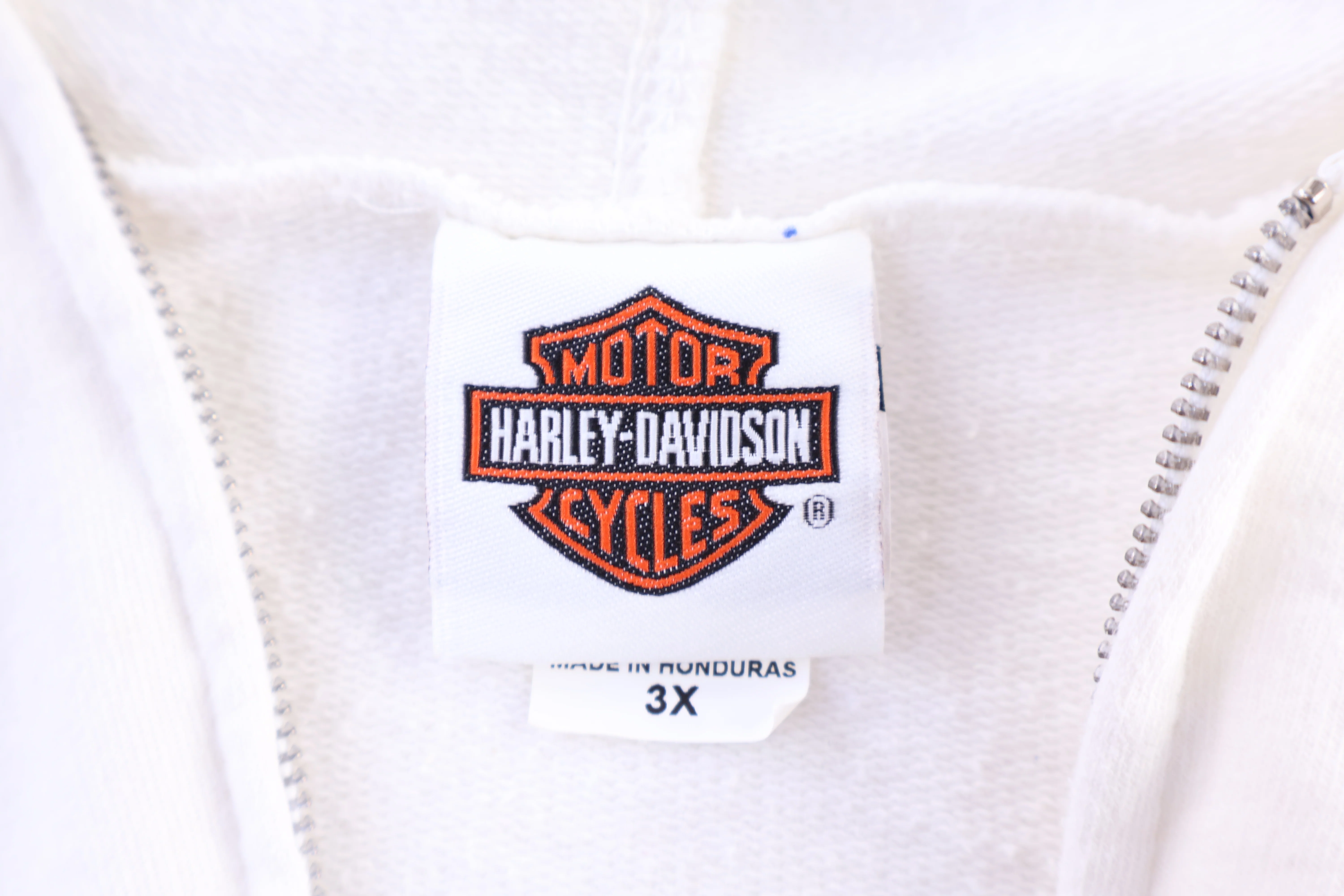 Women's Harley Davidson Motorcycles Full Zip Hoodie - Image 3