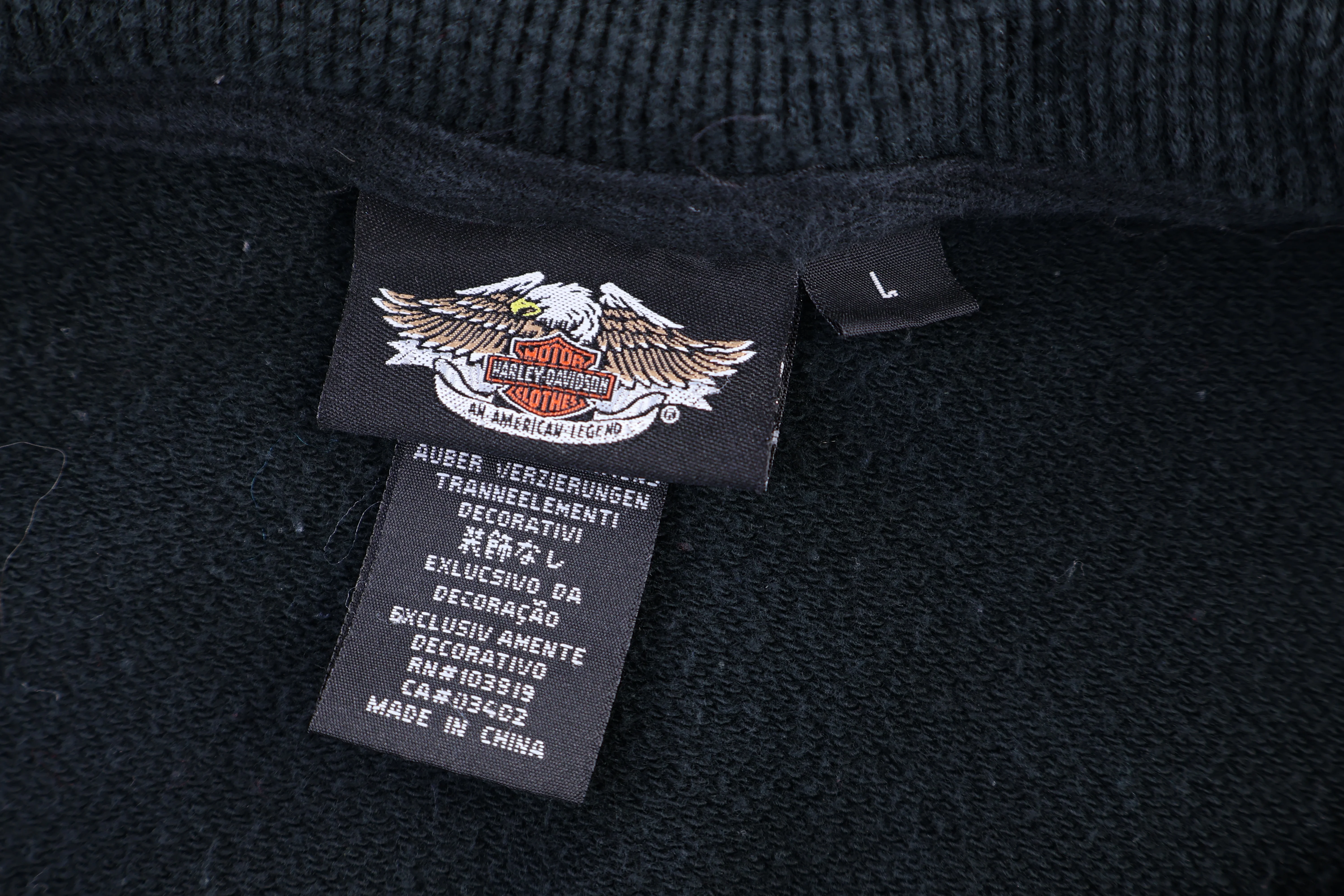 Women's Harley Davidson Motorcycles Full Zip Hoodie - Image 3
