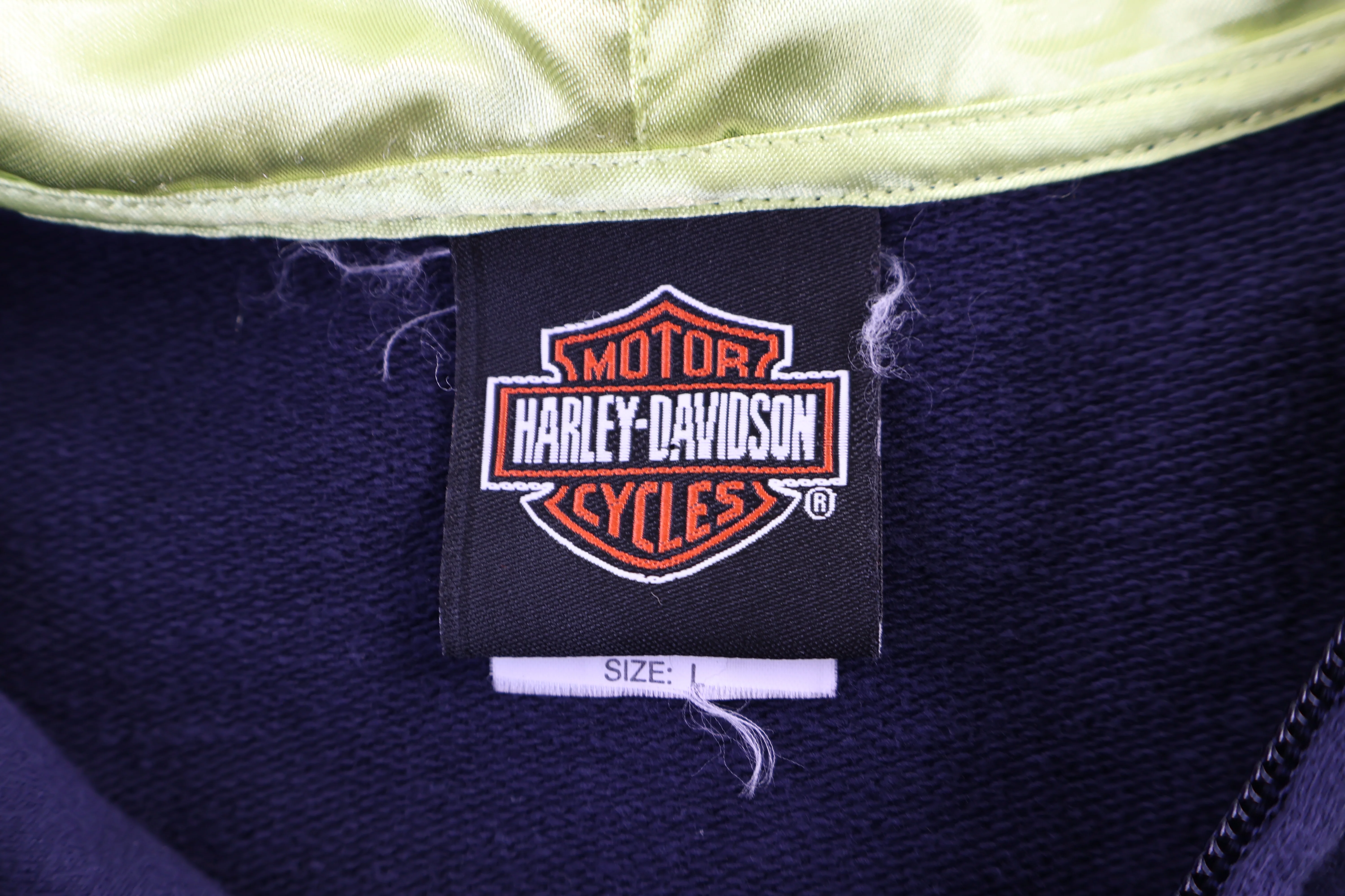 Women's Harley Davidson Motorcycles Full Zip Jacket - Image 3