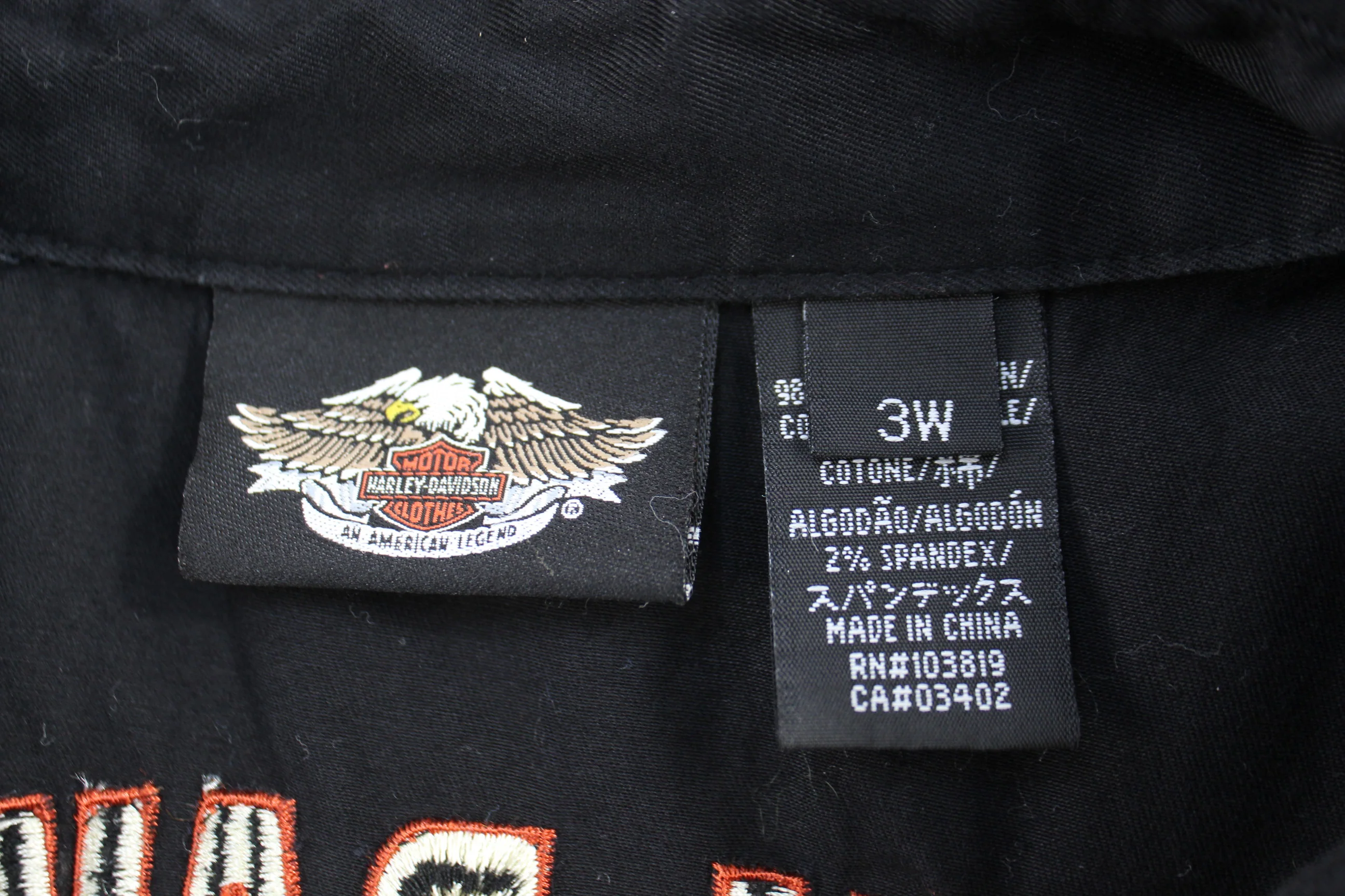 Women's Harley Davidson Motorcycles Full Zip T-shirt - Image 3
