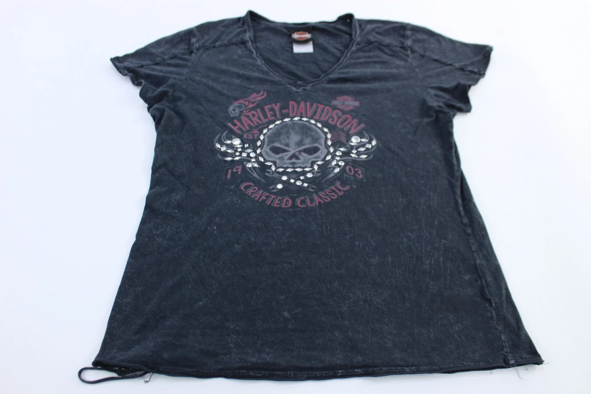 Women's Harley Davidson Motorcycles Grand Island, Nebraska T-Shirt