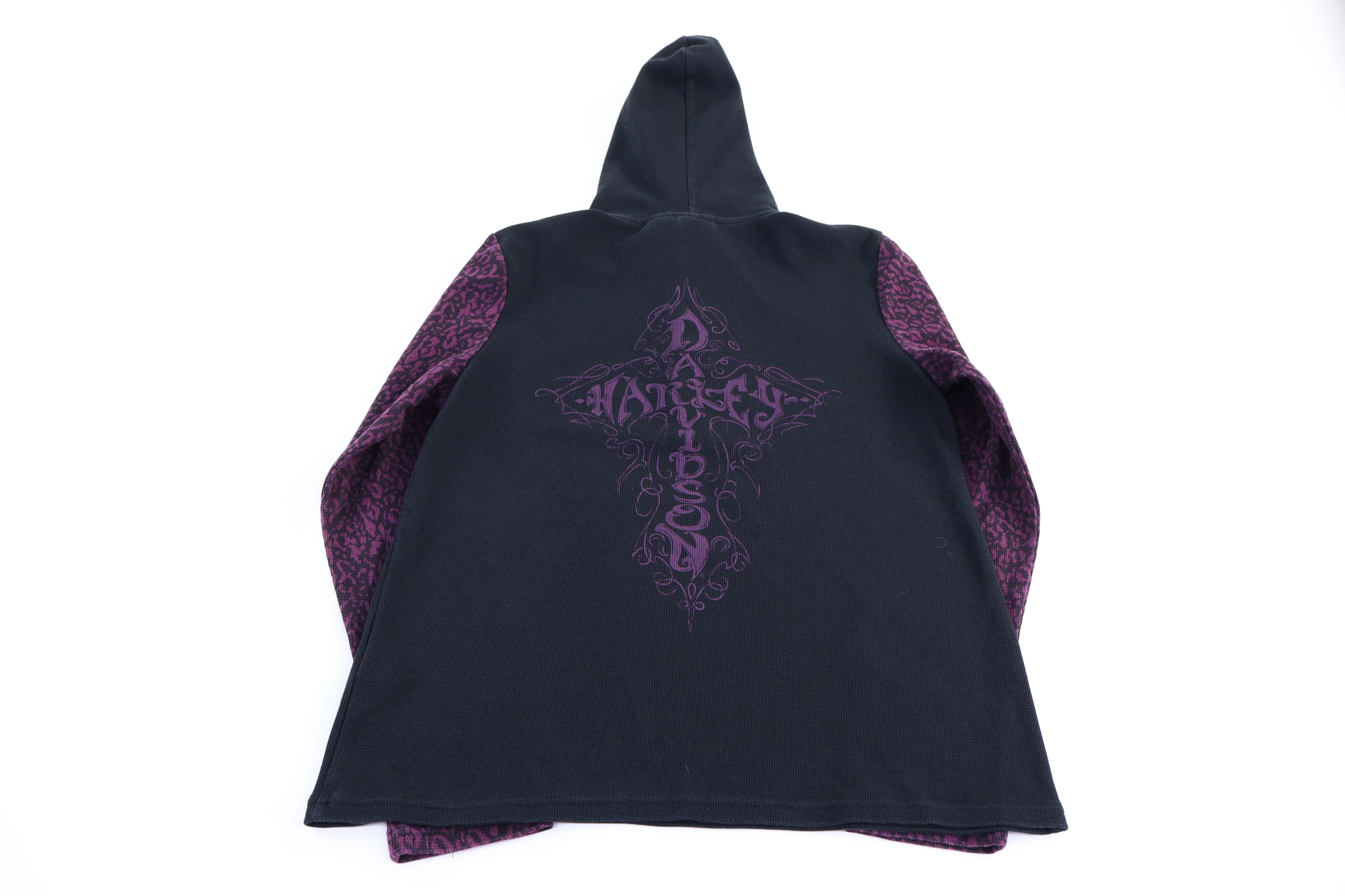Women's Harley Davidson Motorcycles Henley LS T-shirt - Image 2