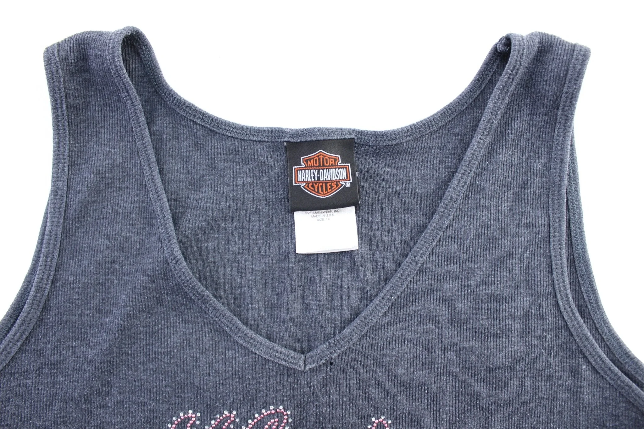 Women's Harley Davidson Motorcycles Houma, Louisiana Tank Top - Image 3