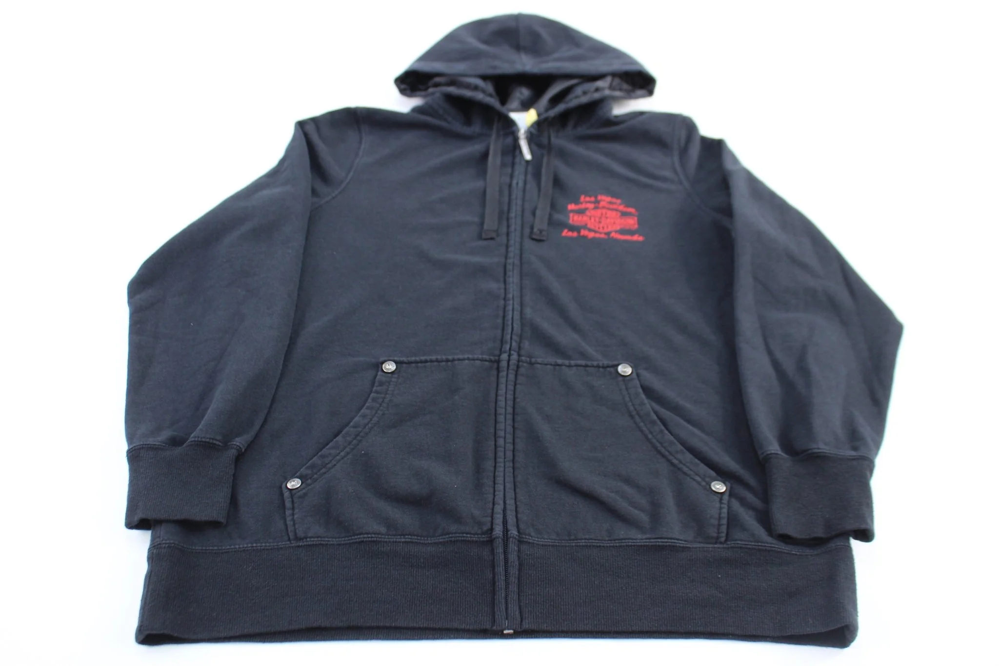 Women's Harley Davidson Motorcycles Las Vegas Nevada Zip Up Hoodie