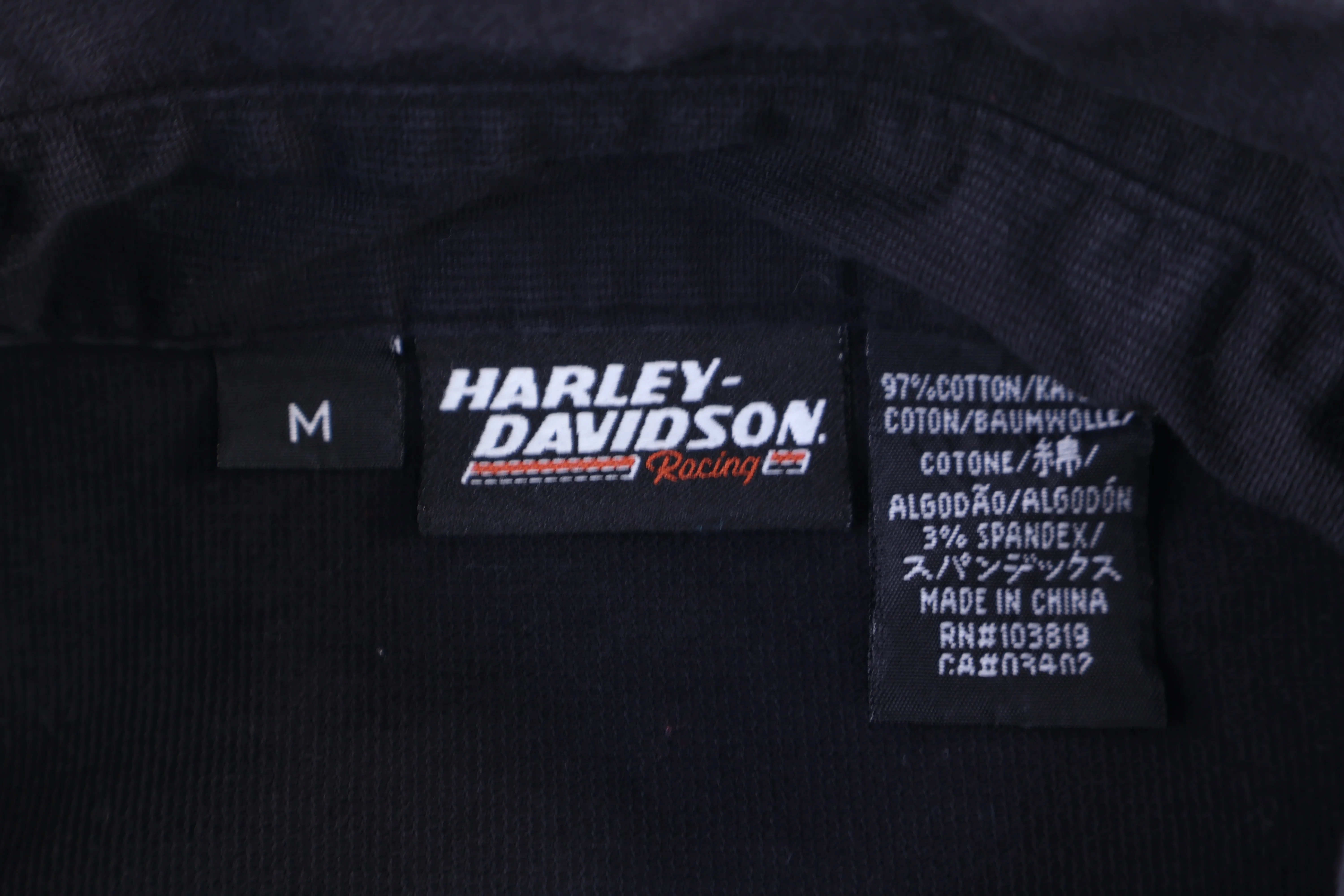 Women's Harley Davidson Motorcycles LS Button Down - Image 3
