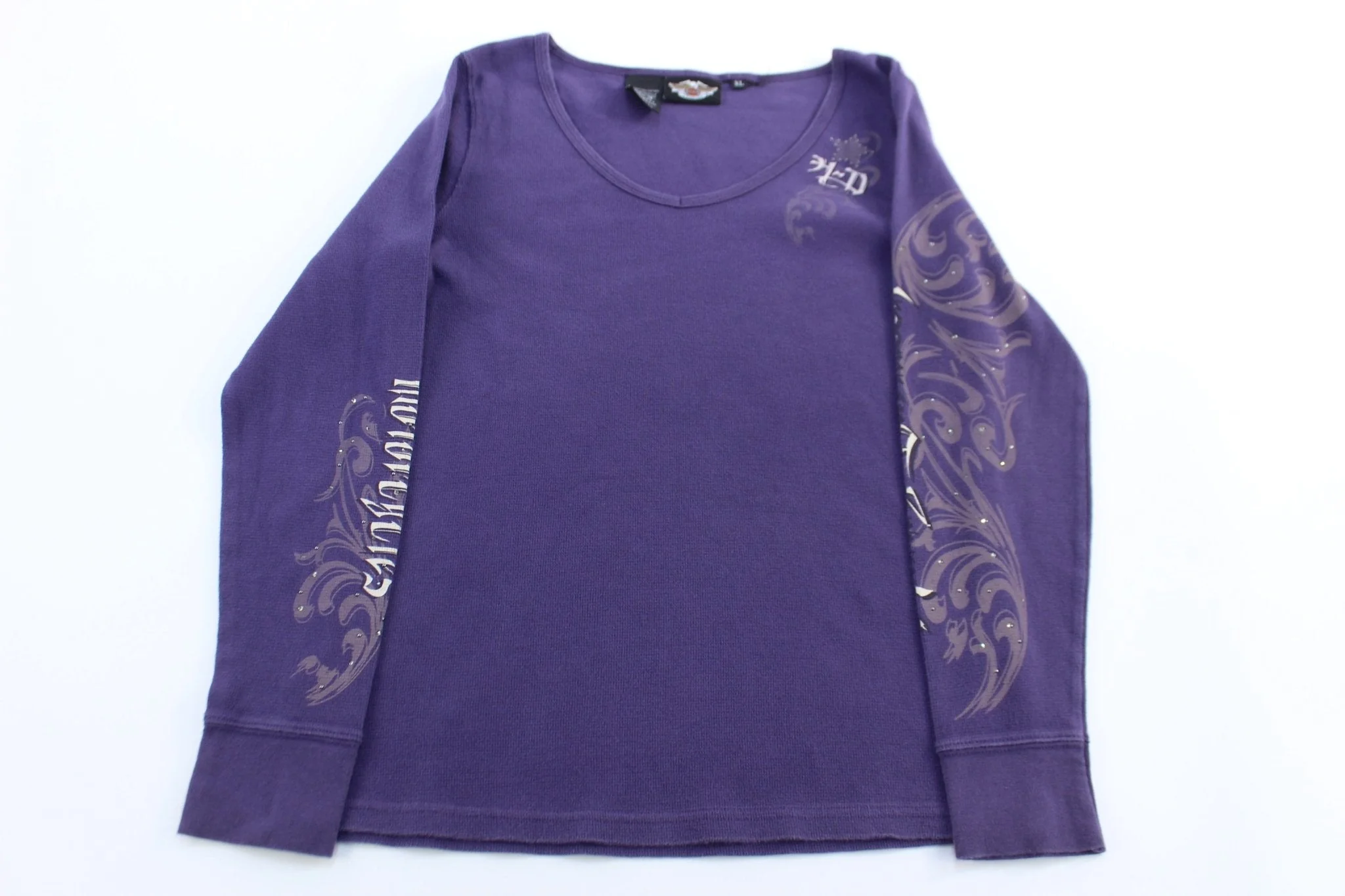 Women's Harley Davidson Motorcycles LS T-shirt - Image 2
