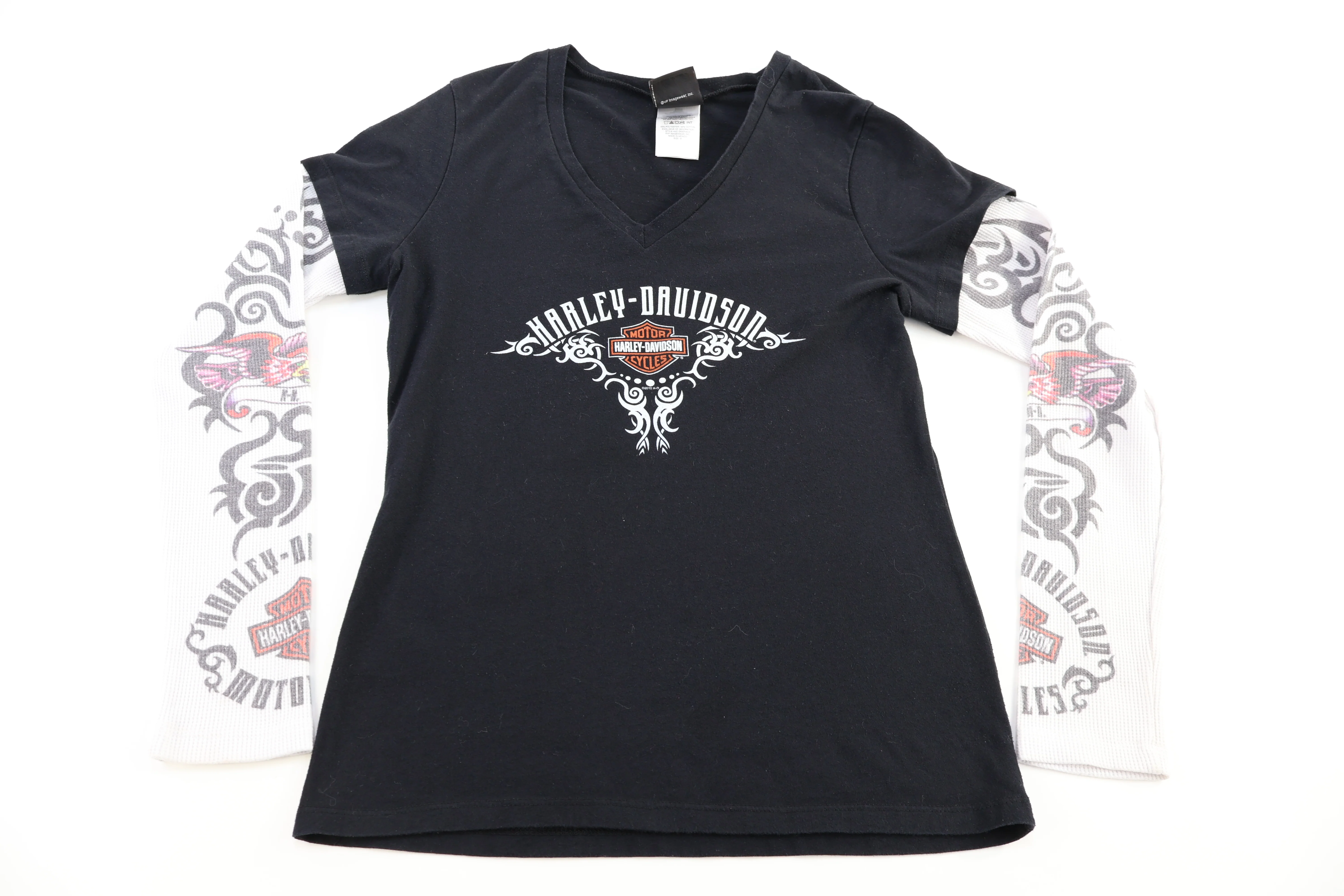 Women's Harley Davidson Motorcycles LS T-shirt - Image 2