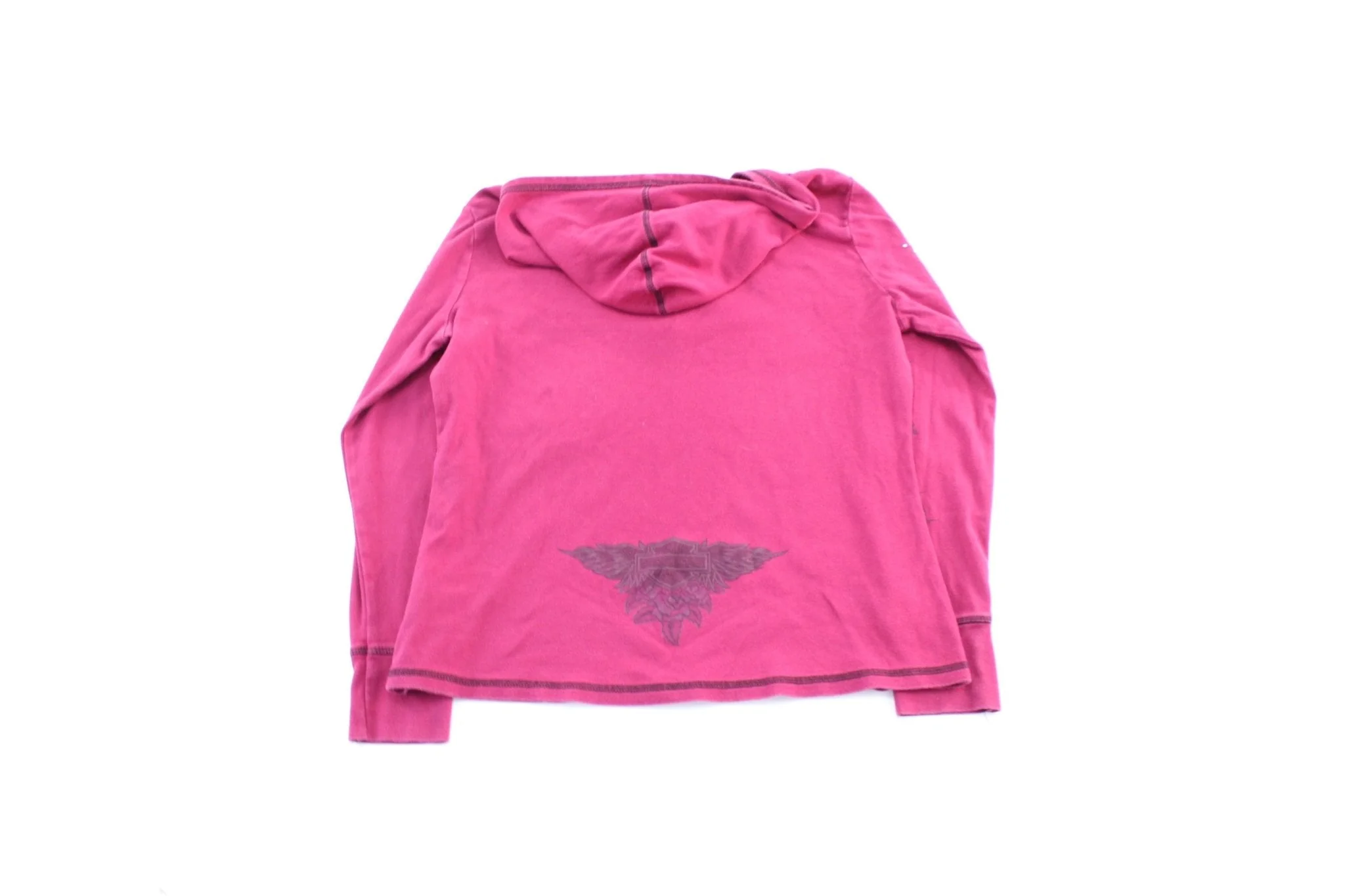 Women's Harley Davidson Motorcycles Purple Pullover Hoodie - Image 2