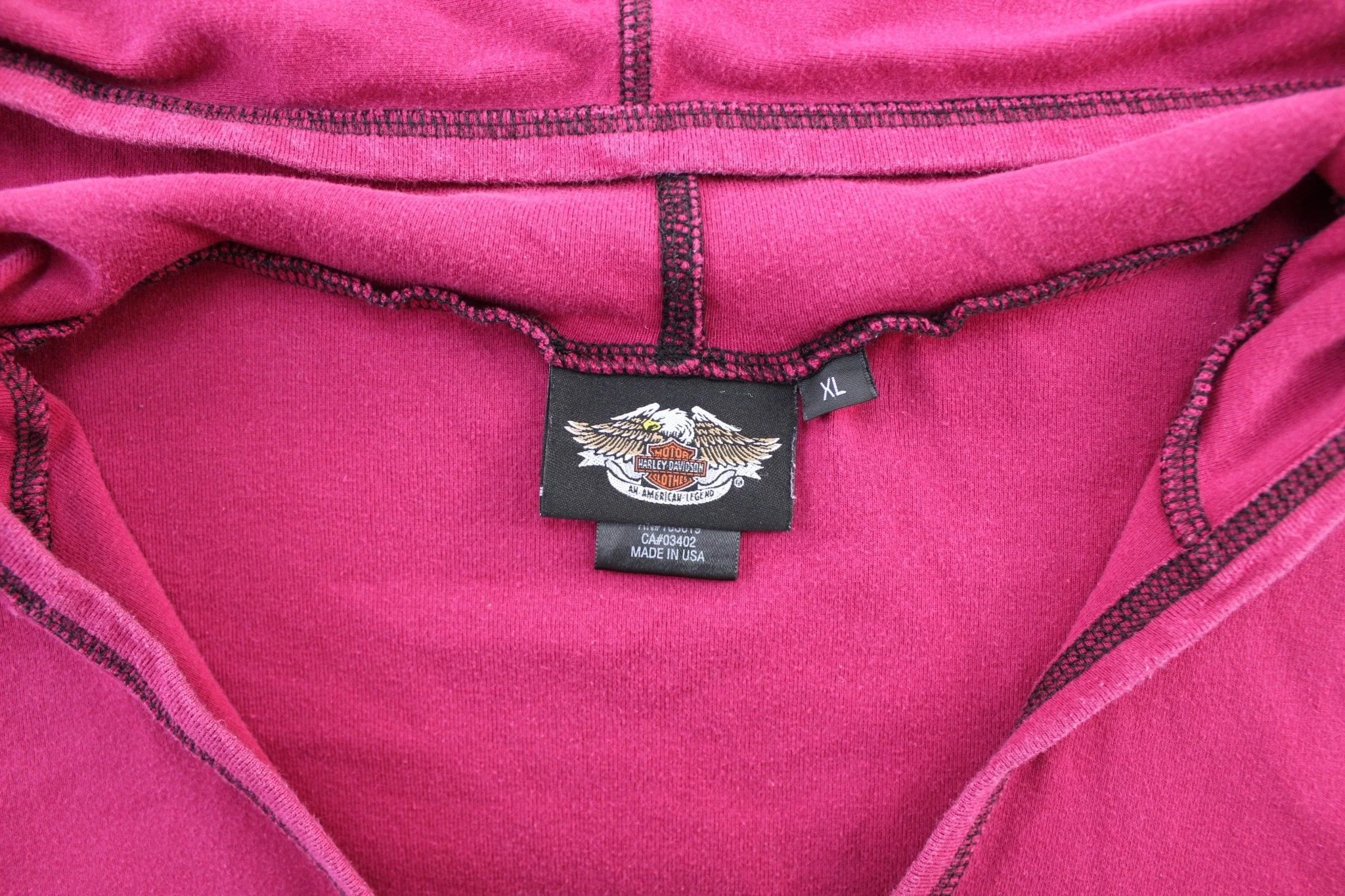 Women's Harley Davidson Motorcycles Purple Pullover Hoodie - Image 3