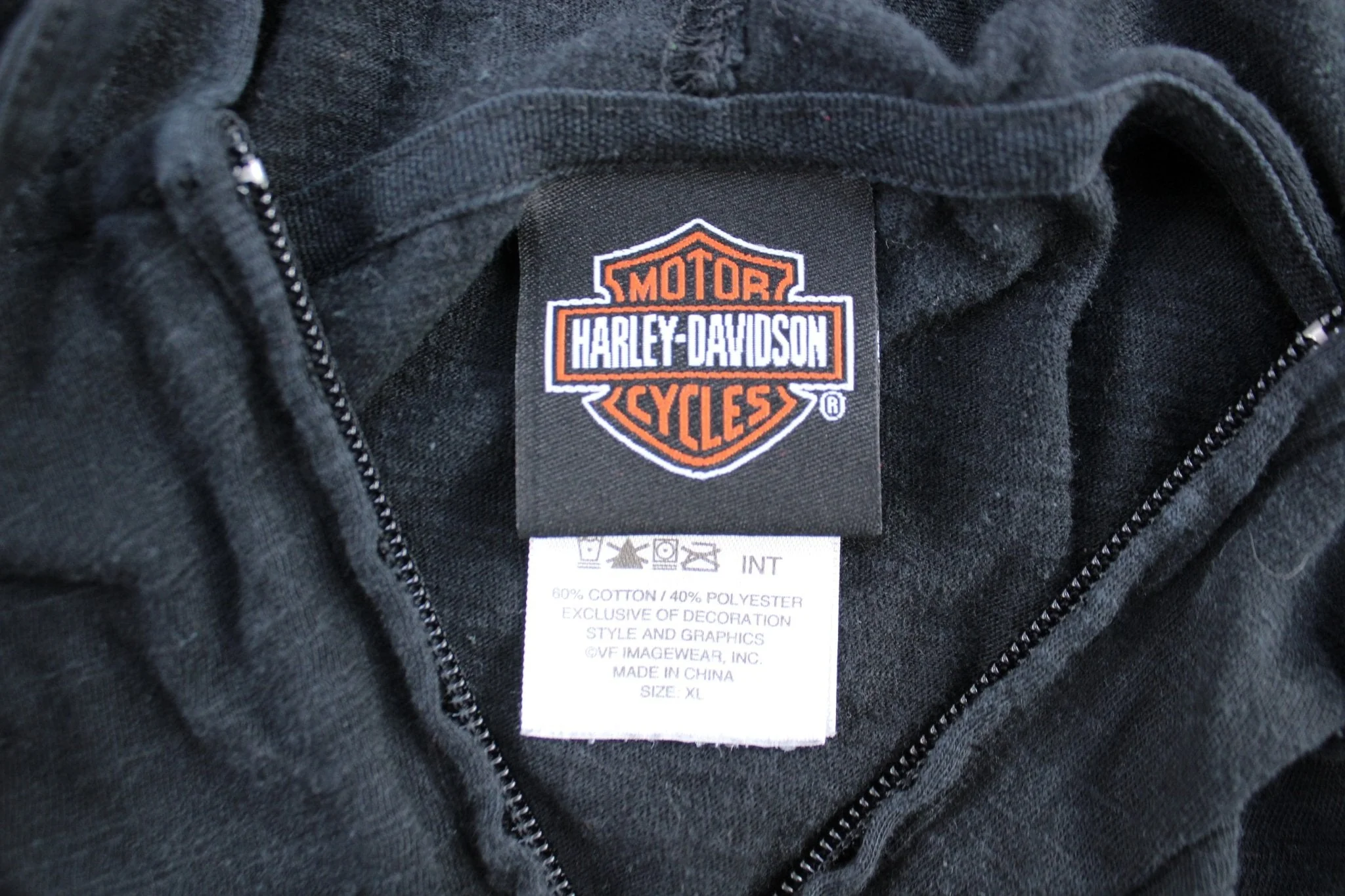 Women's Harley Davidson Motorcycles San Antonio, Texas Full Zip Hoodie - Image 3