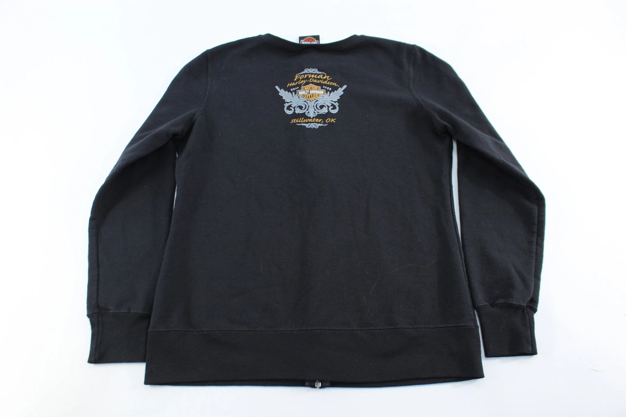 Women's Harley Davidson Motorcycles Stillwater, Oklahoma Zip Up Jacket - Image 2