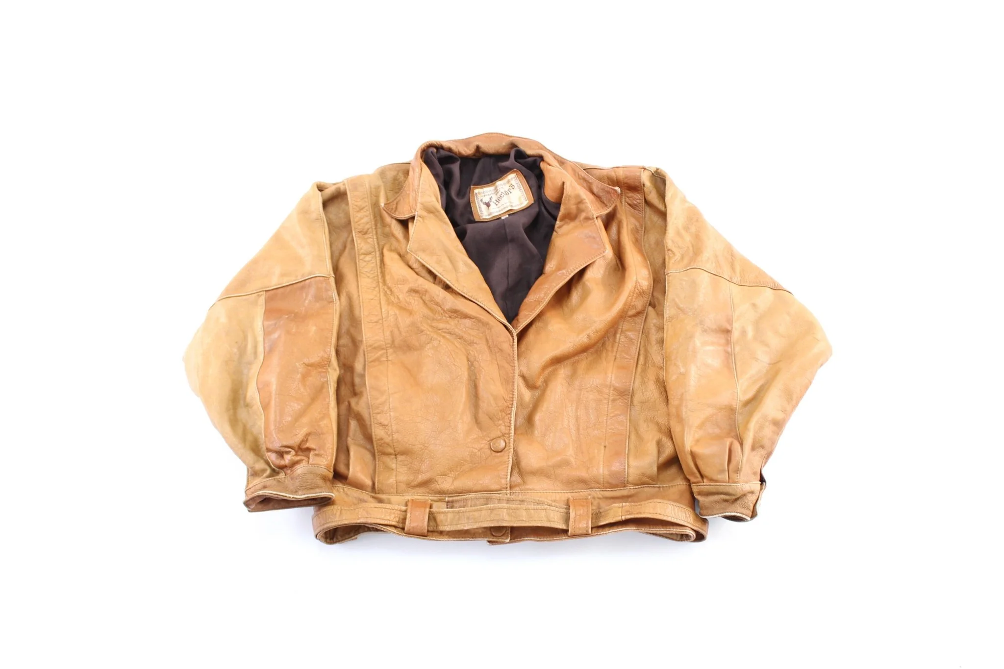 Women's Hector's Light Brown Western Mexico Leather Jacket