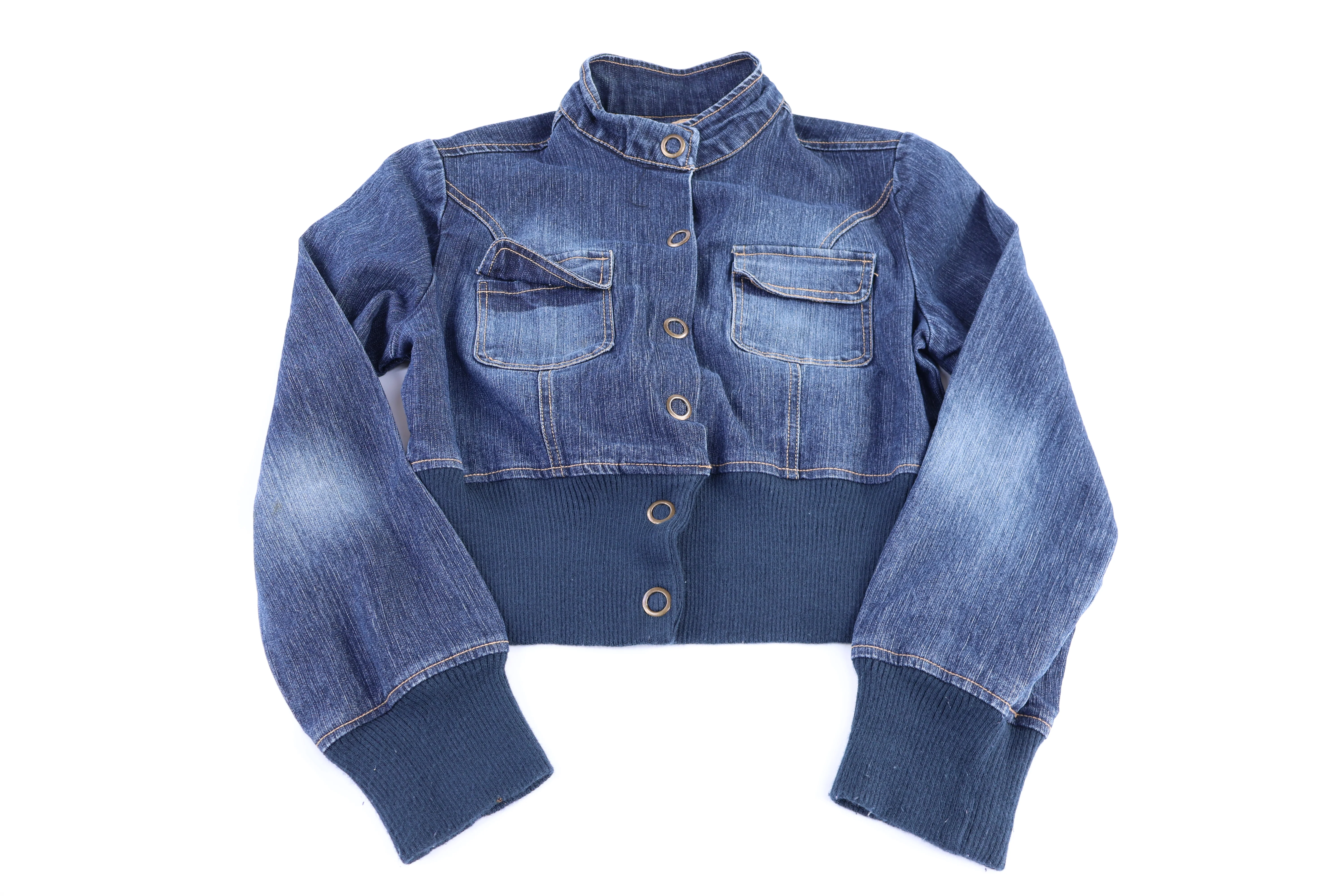 Women's Helium Denim Crop Jacket - Image 2