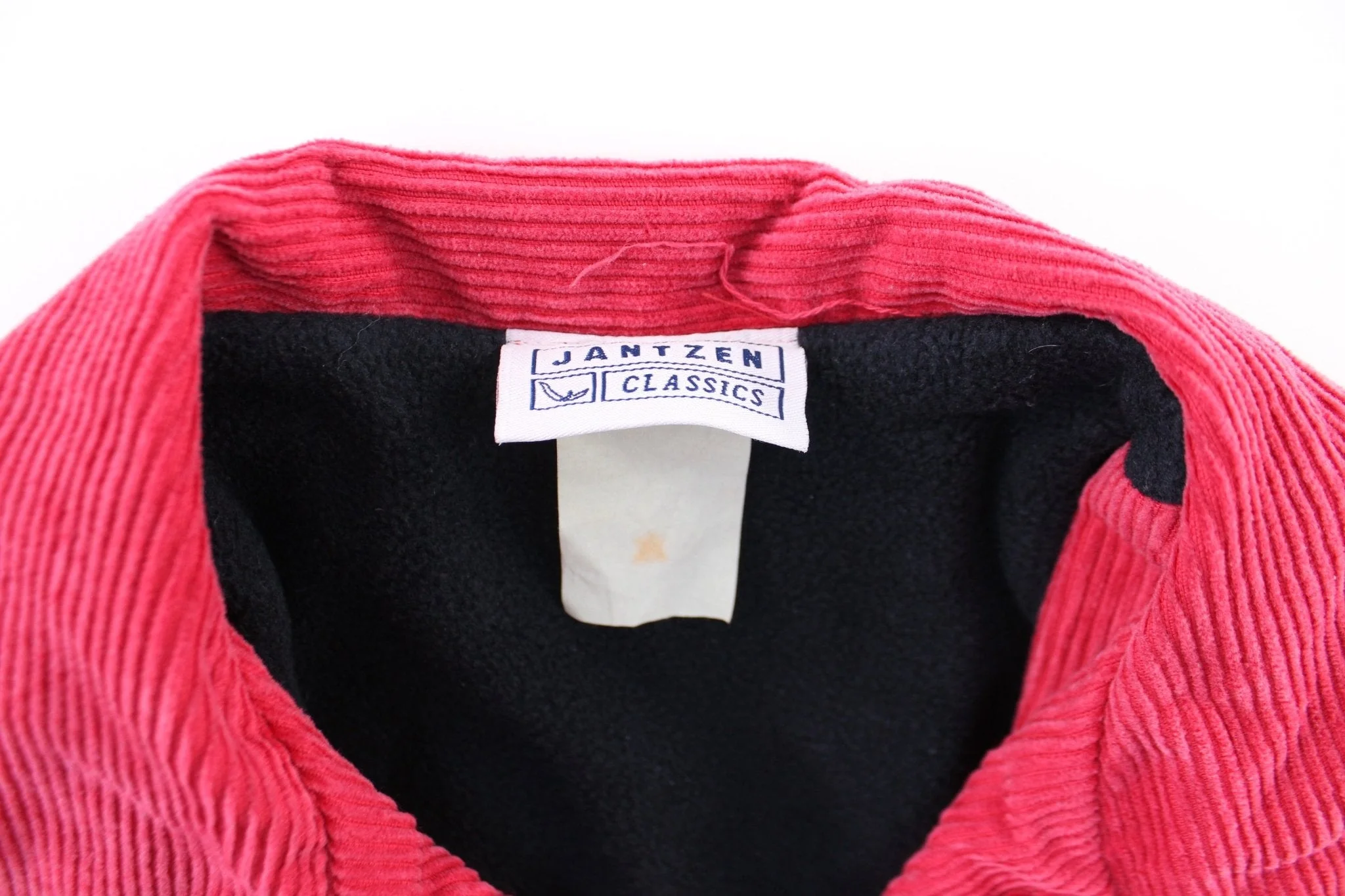 Women's Jantzen Classics Red Corduroy Coat - Image 3