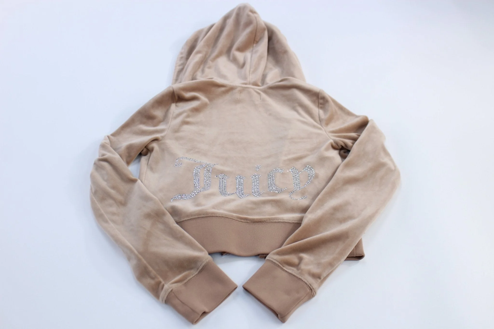Women's Juicy Couture Light Pink Track Hoodie - Image 2