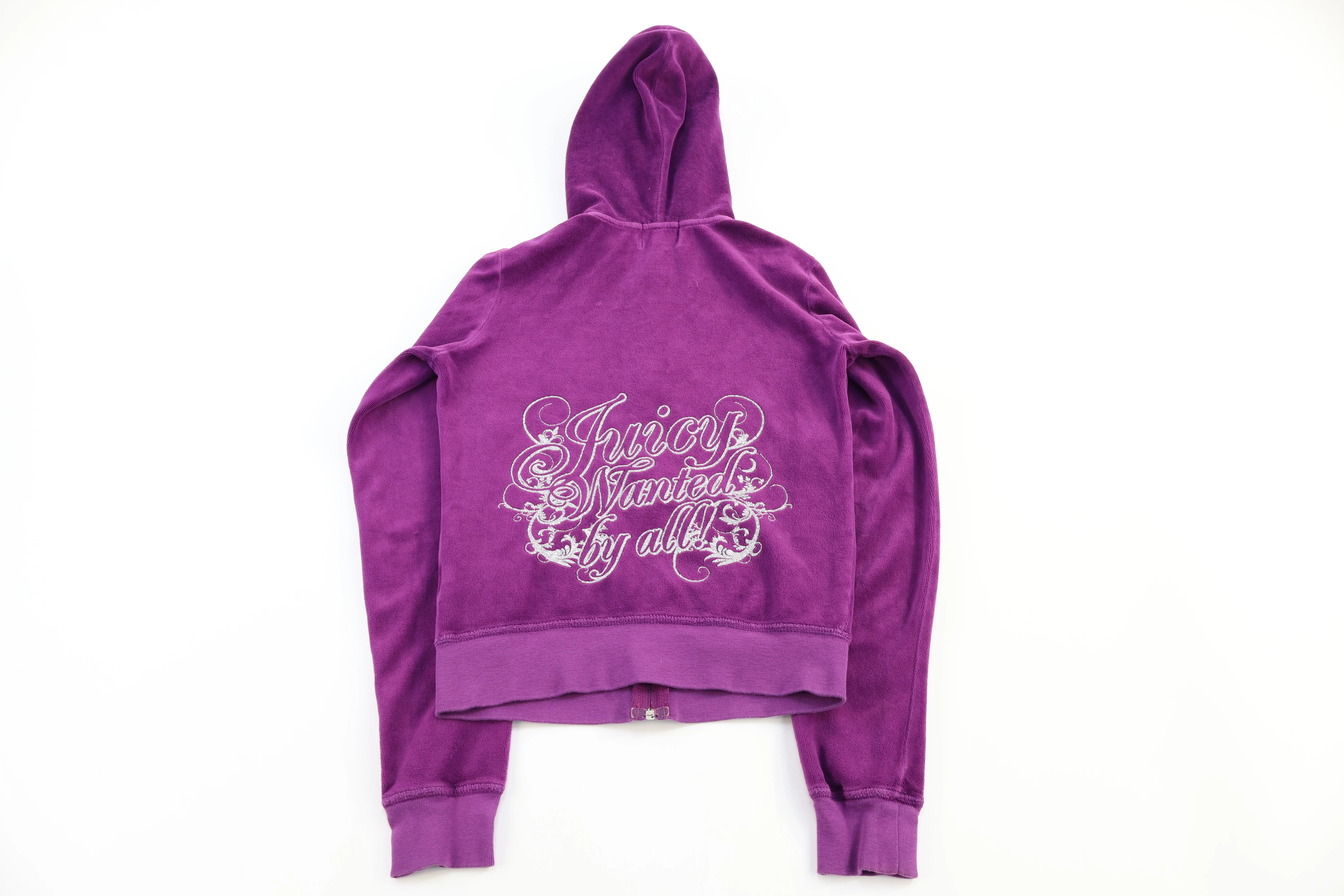 Women's Juicy Couture Purple Full Zip Sweater - Image 2