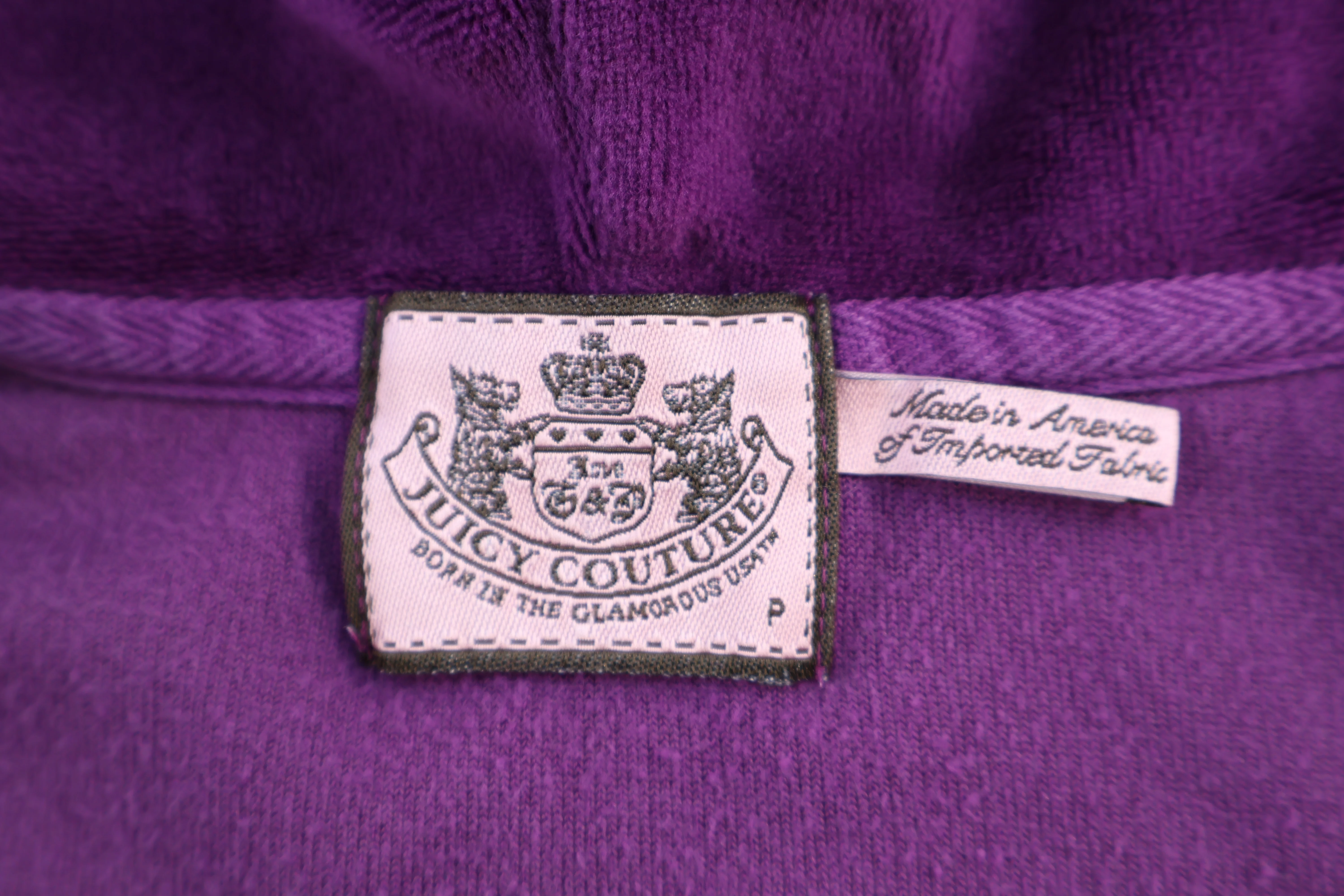 Women's Juicy Couture Purple Full Zip Sweater - Image 3