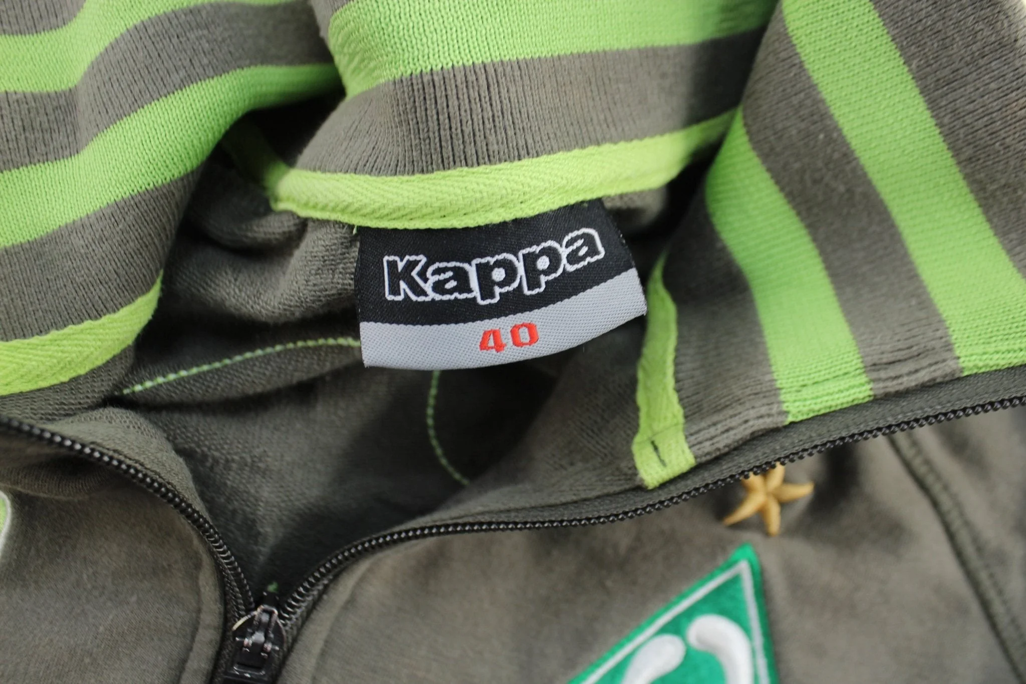 Women's Kappa Embroidered Logo Werder Bremen Zip Up Jacket - Image 4